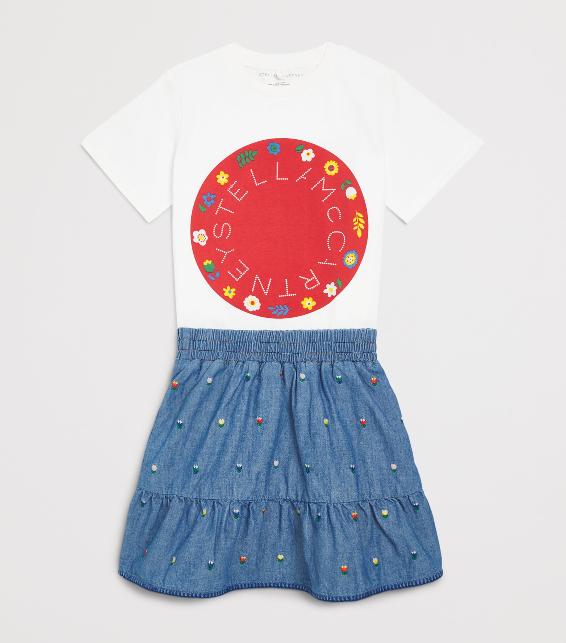 Stella McCartney Kids Cotton Printed T-Shirt (3-14 Years) — foto 3