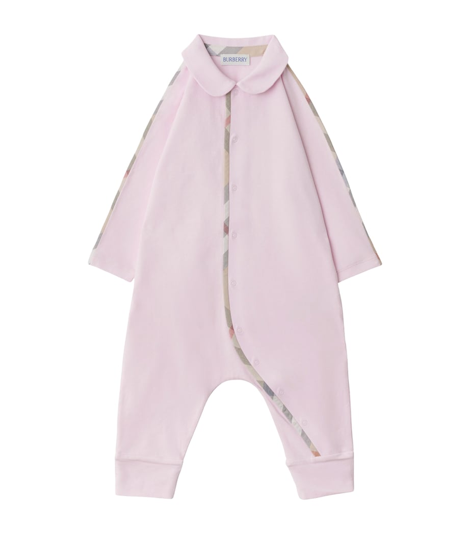 Cotton All-In-One, Hat and Bib Gift Set (1-18 Months) LOTUS Image 1