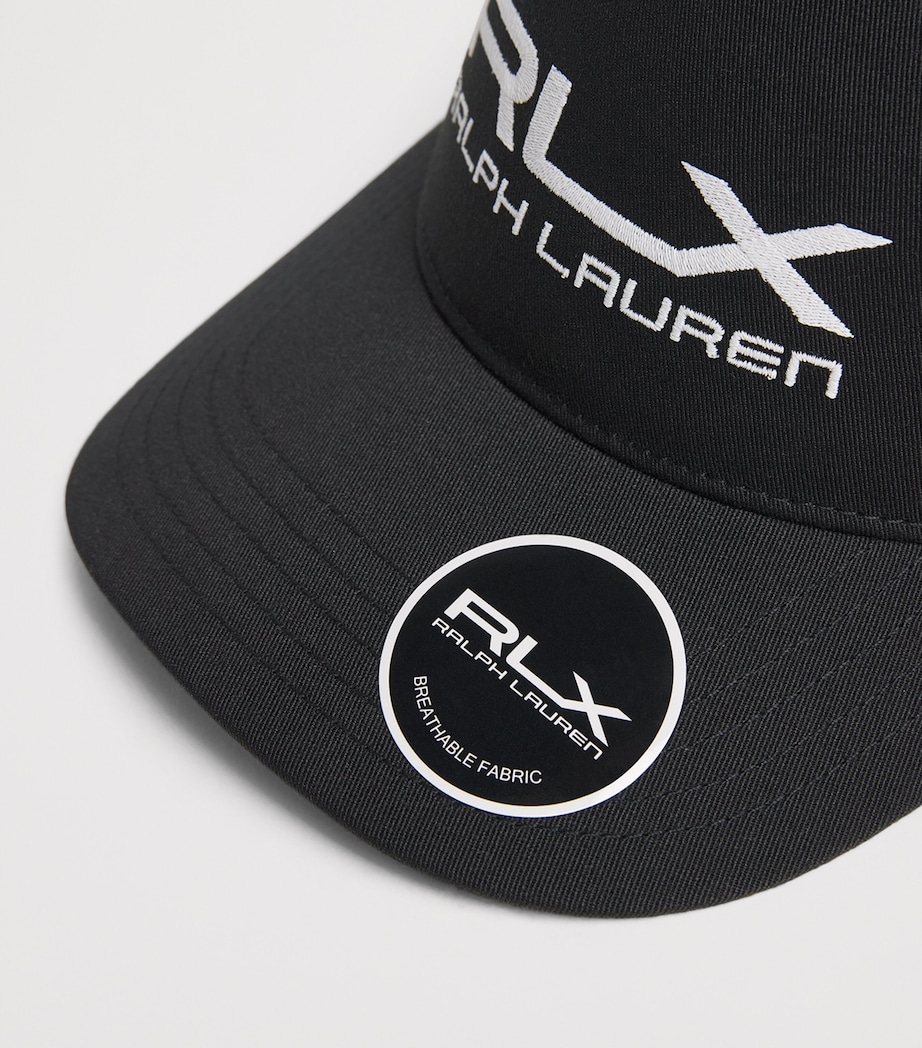 RLX Ralph Lauren Logo Trucker Cap Black Image 4