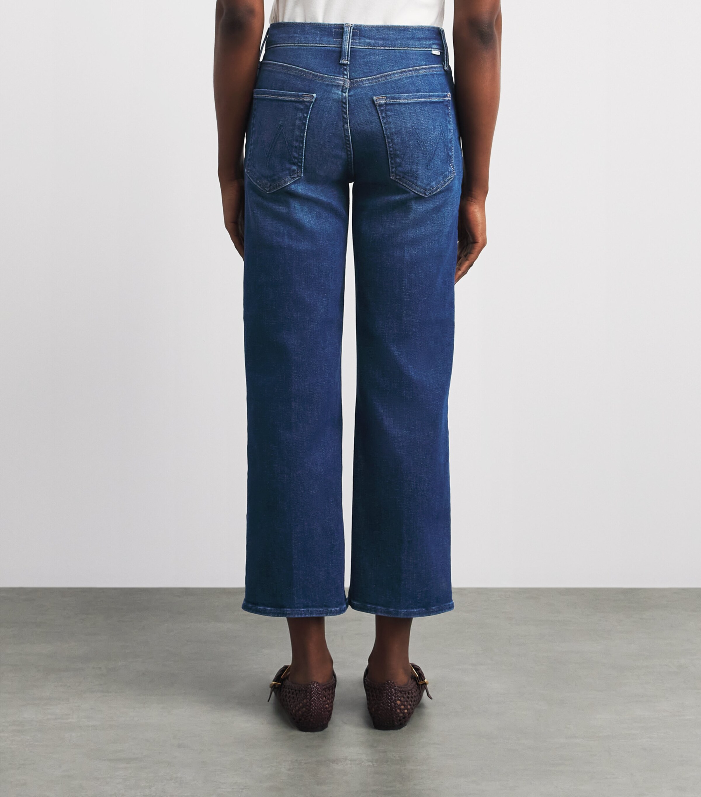 MOTHER Womens The Rambler Zip Ankle Jeans Cdf Catch My Dr Image 5