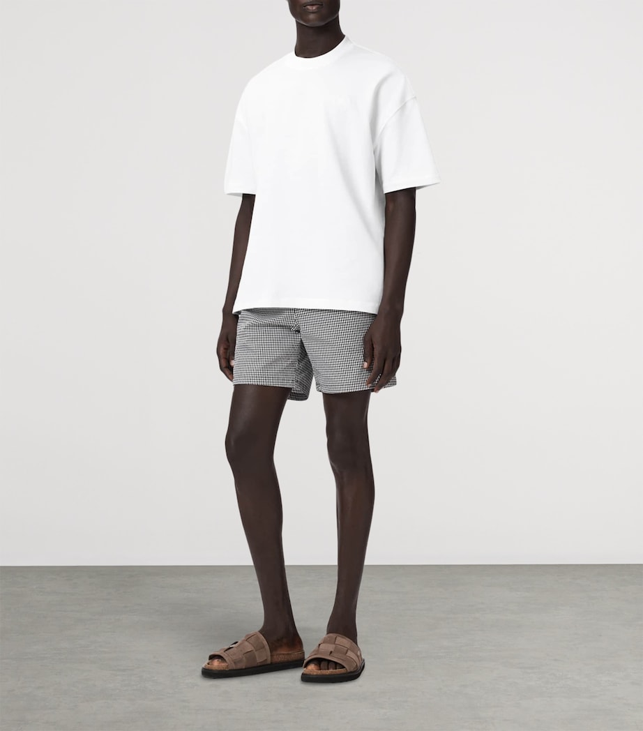 AllSaints Mens Organic Cotton Haven T-Shirt Ashen White Image 2