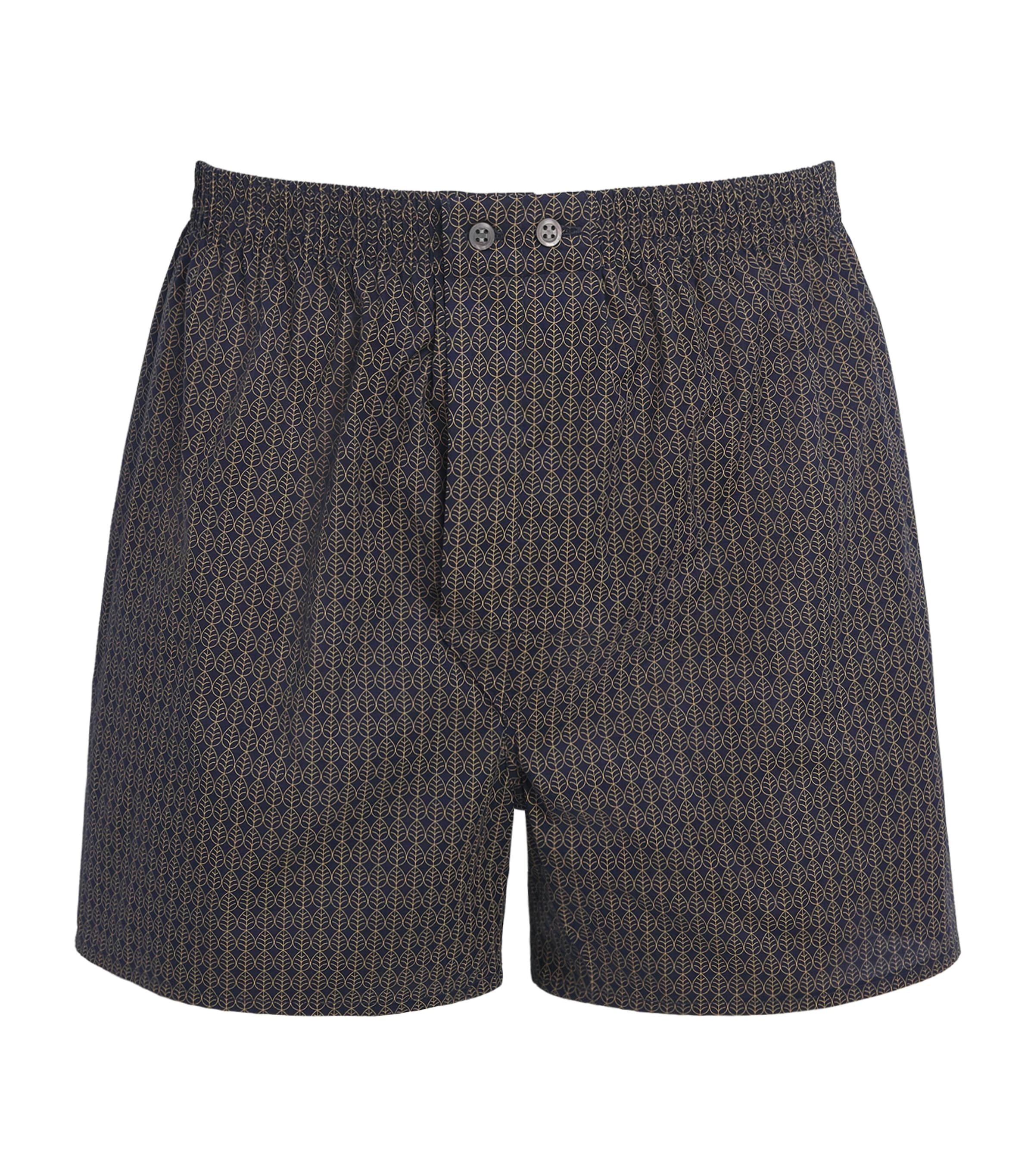 Derek Rose Cotton Traditional Boxers In Black