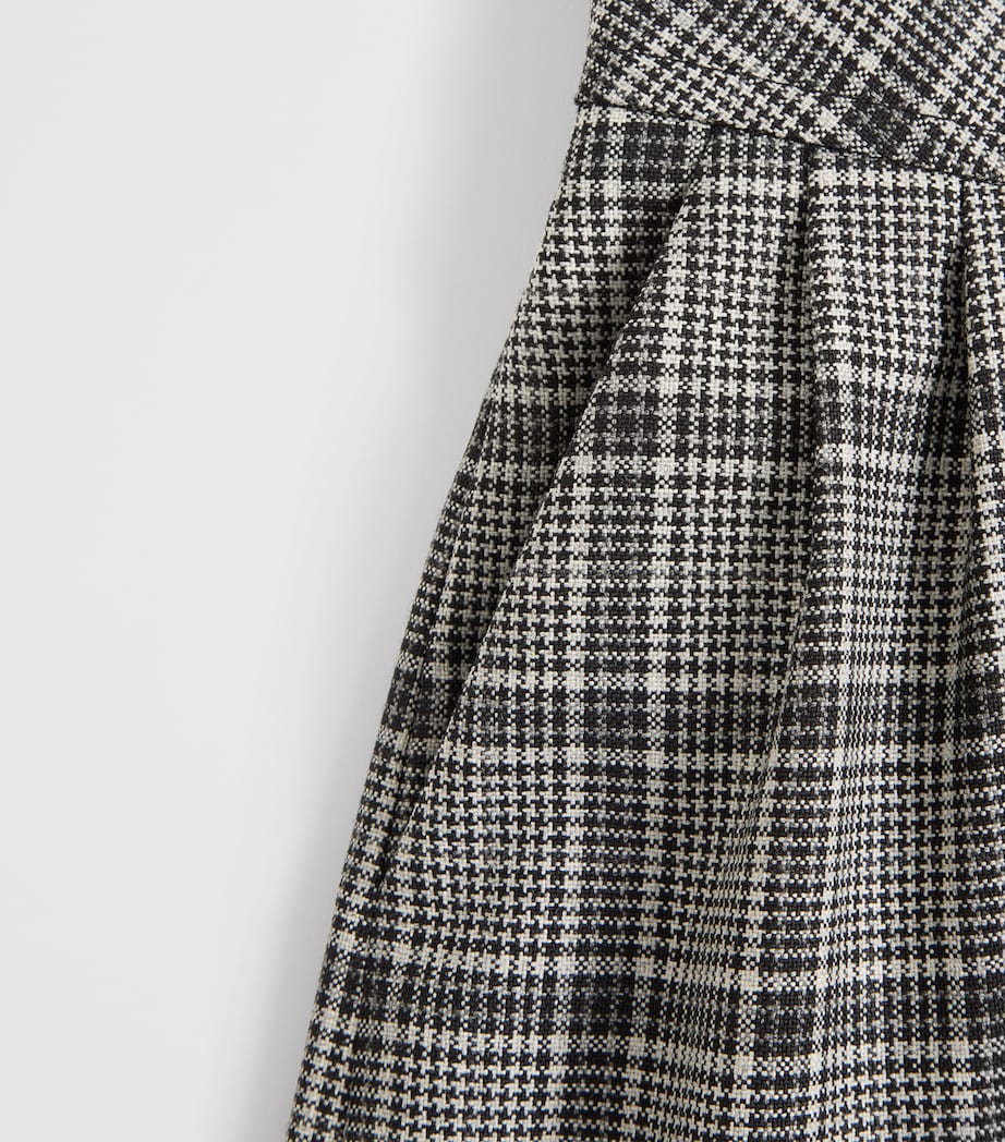 Virgin Wool Check Shorts C1W Image 6