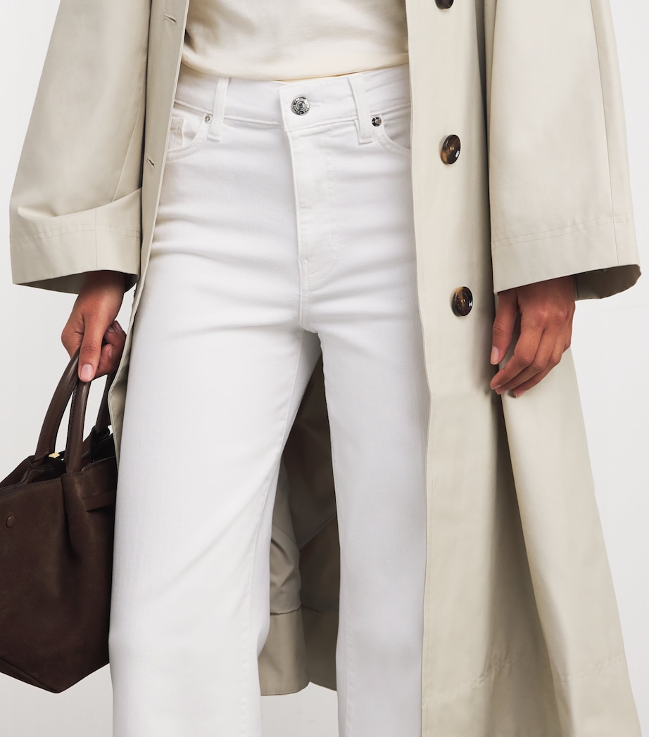 The Icon Flared Jeans WHITE Image 6