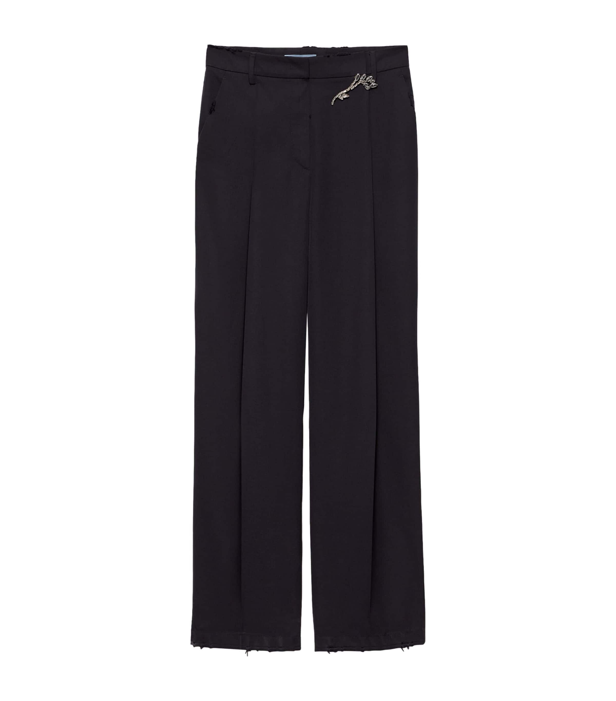 Wool Tailored Trousers F0008 Image 1