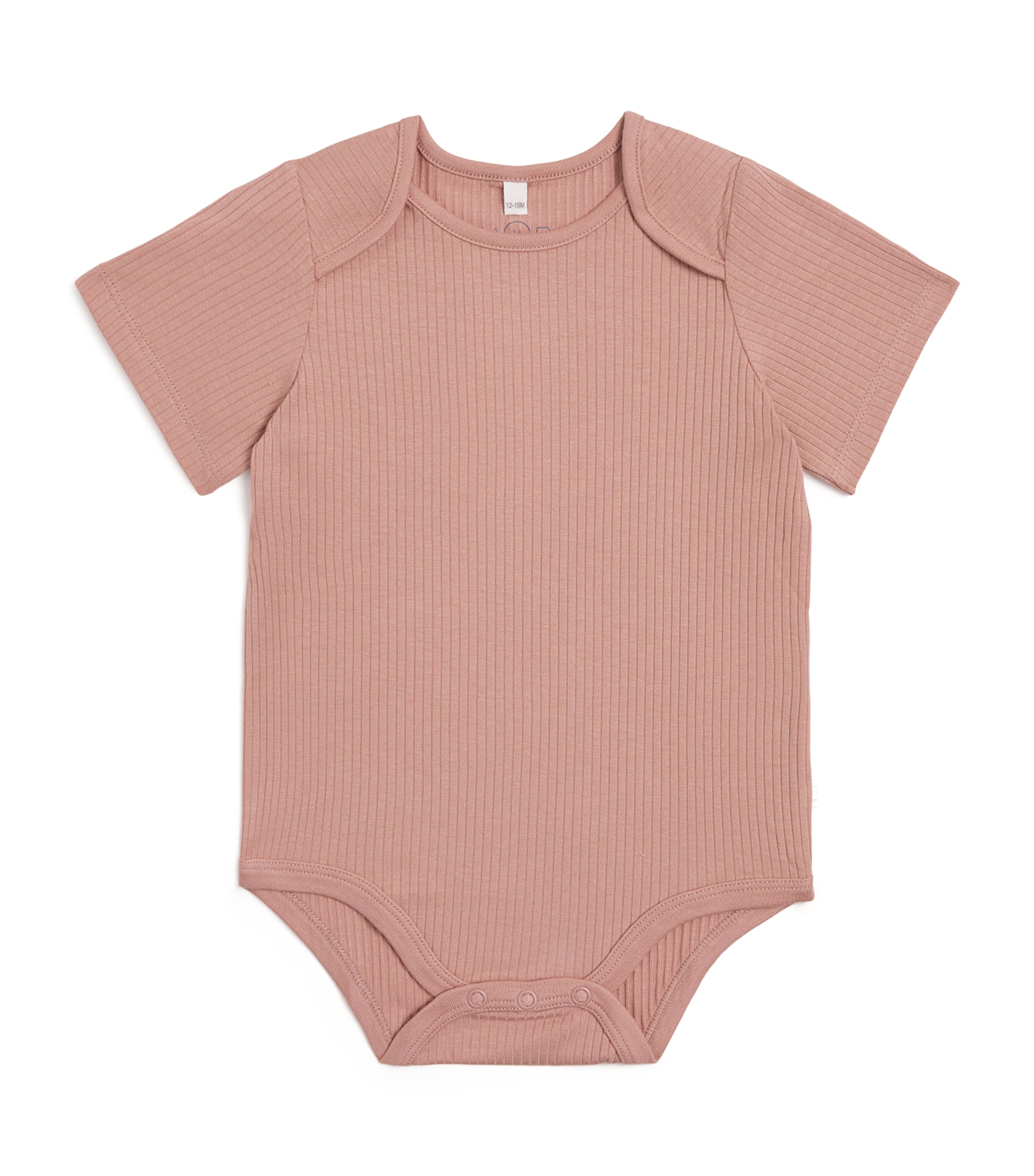 Bamboo-Blend Short-Sleeve Bodysuit (0-18 Months) ROSE Image 1