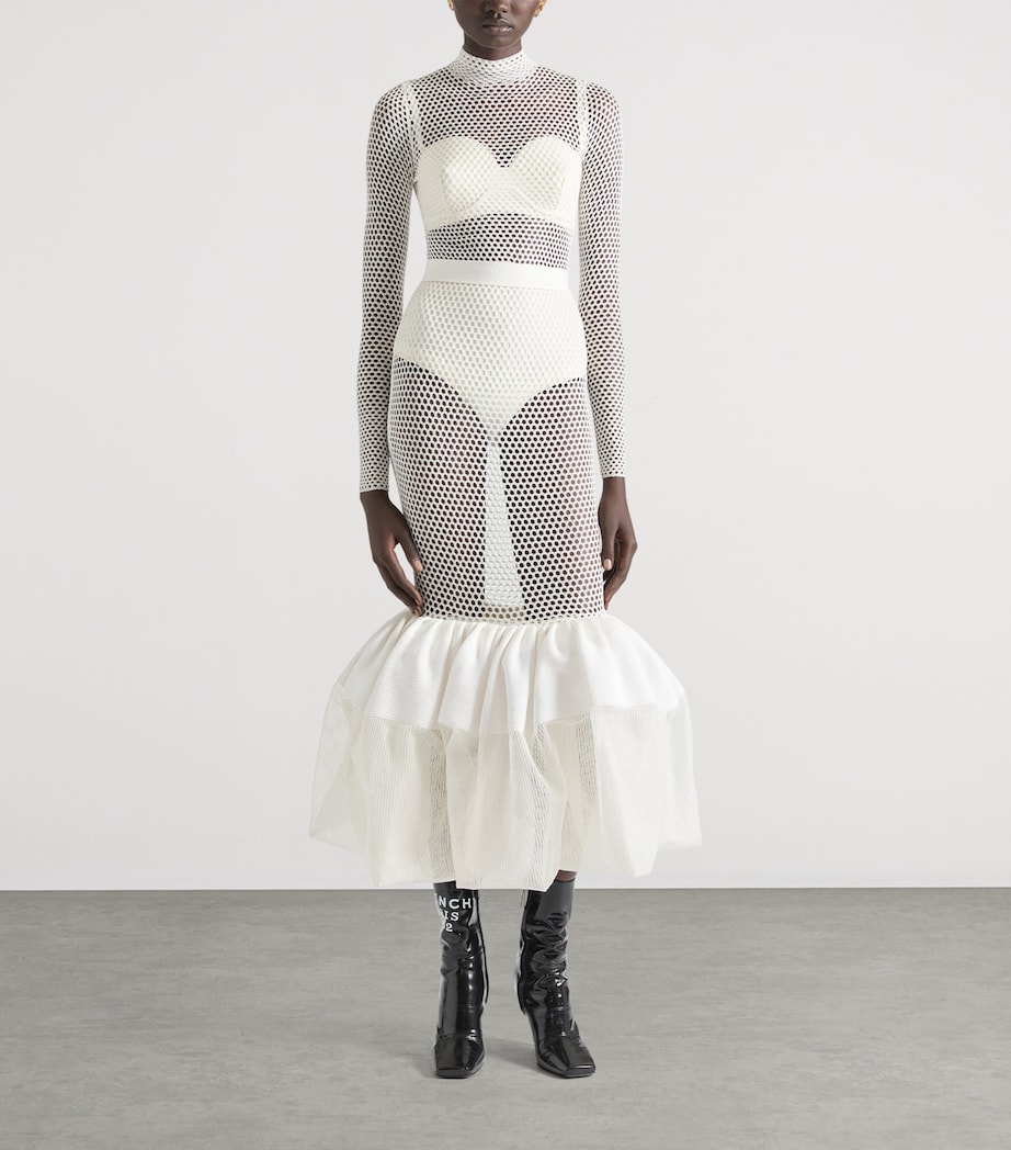 Silk-Blend Bra Top IVORY Image 2