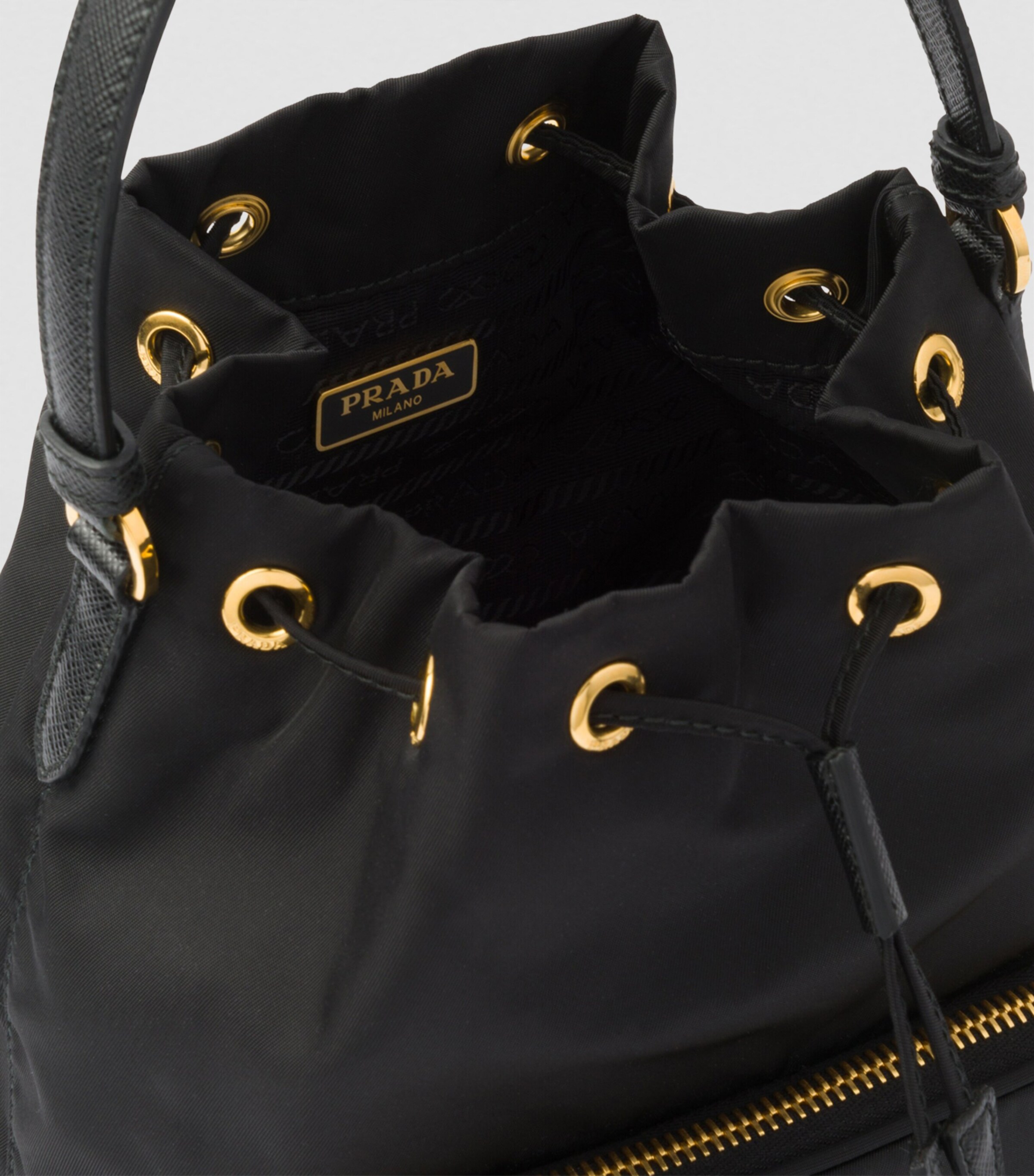 Re-Nylon Duet Bucket Bag F0002 Image 4