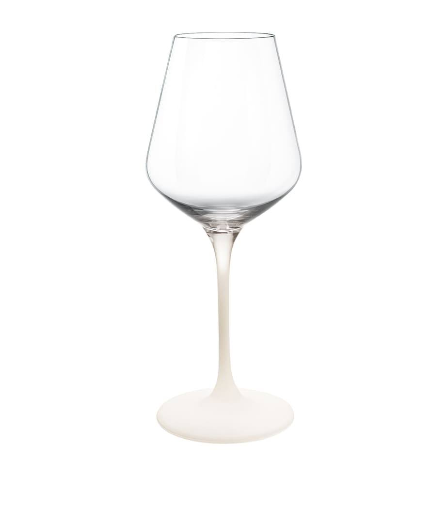Set of 4 Manufacture Rock White Wine Glasses (410ml) WHITE Image 1