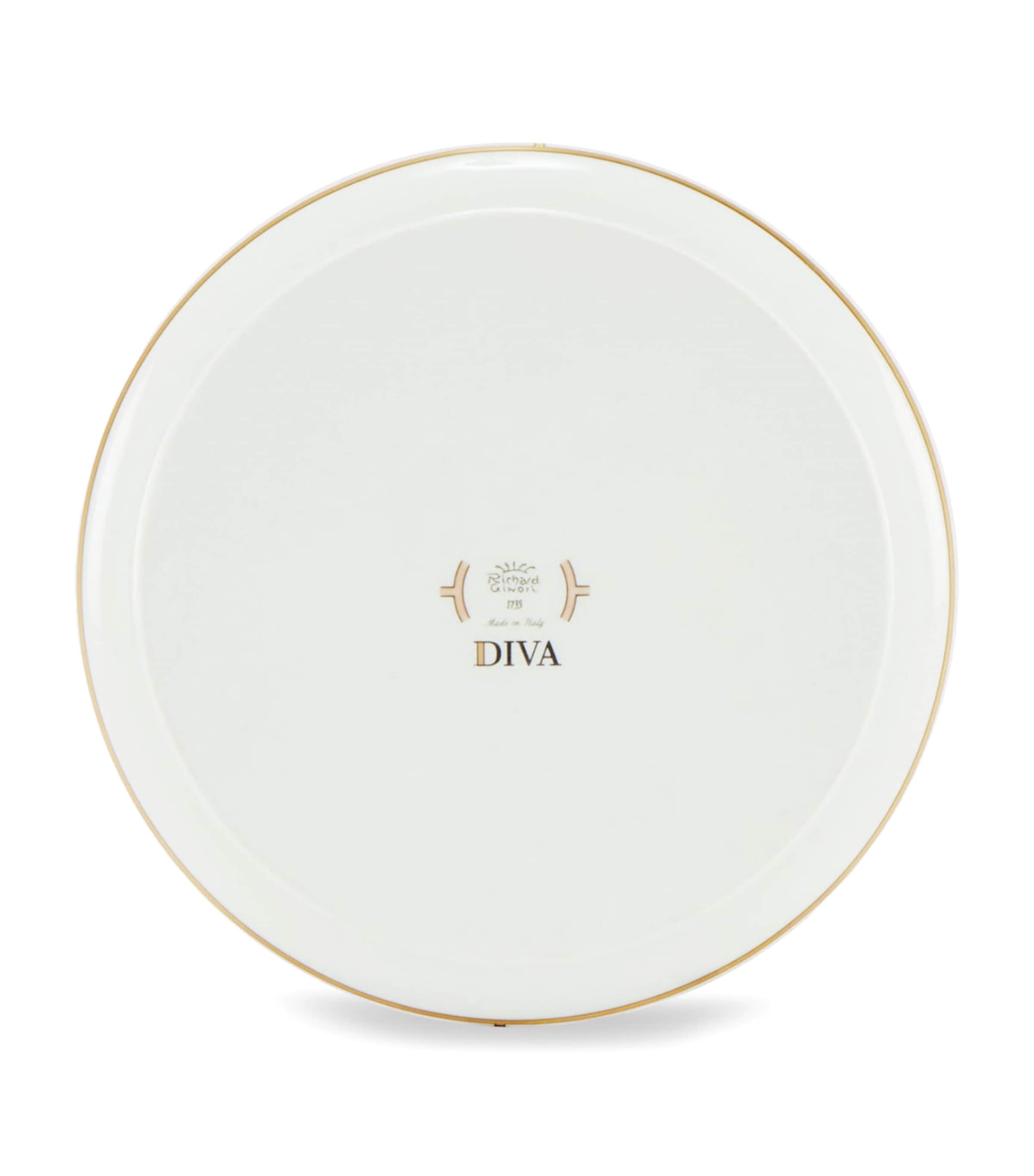 Ginori 1735 Porcelain Colonna Diva Verde Round Tray (17cm) — photo 3