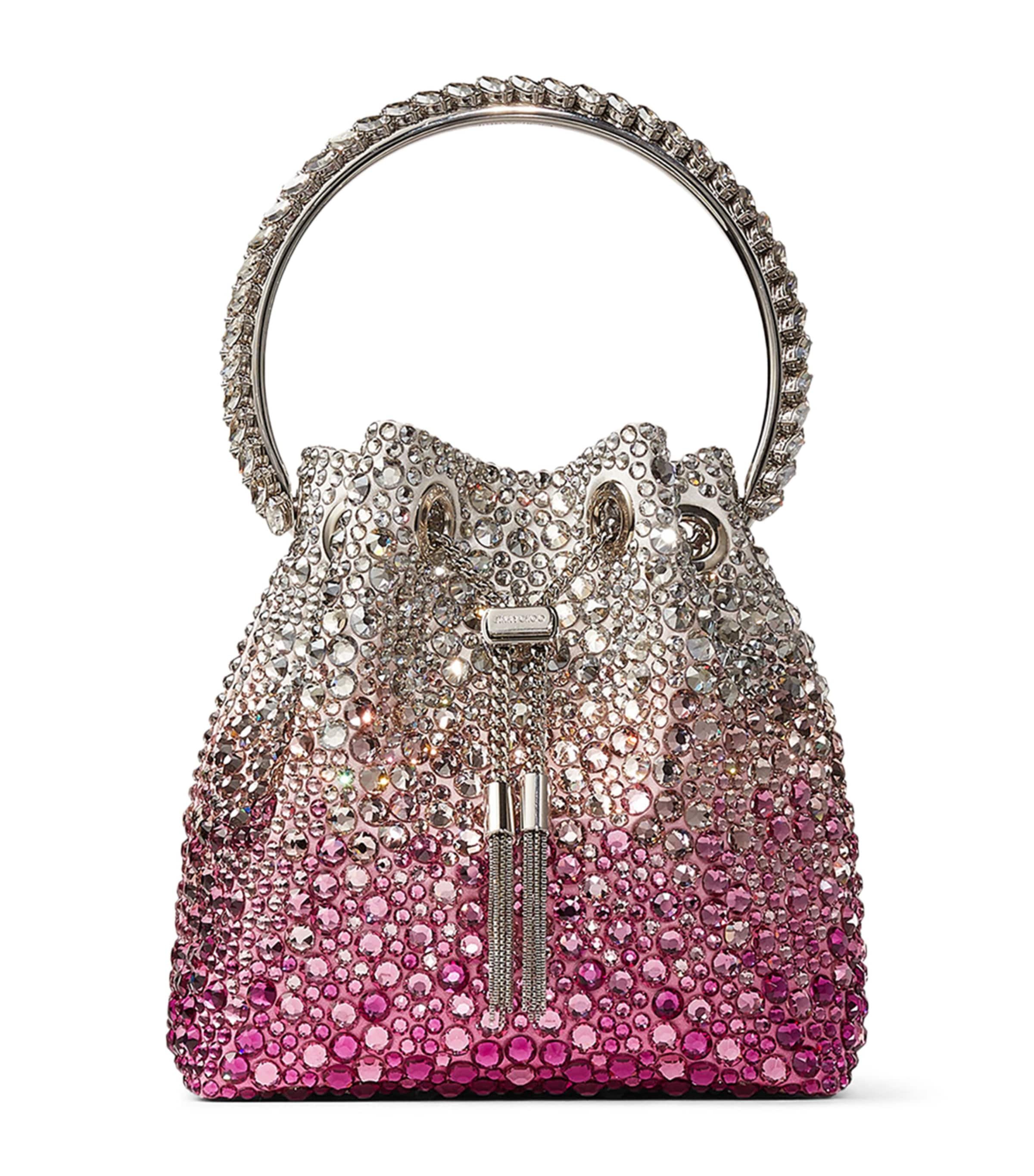 JIMMY CHOO CRYSTAL BON BON TOP-HANDLE BAG 