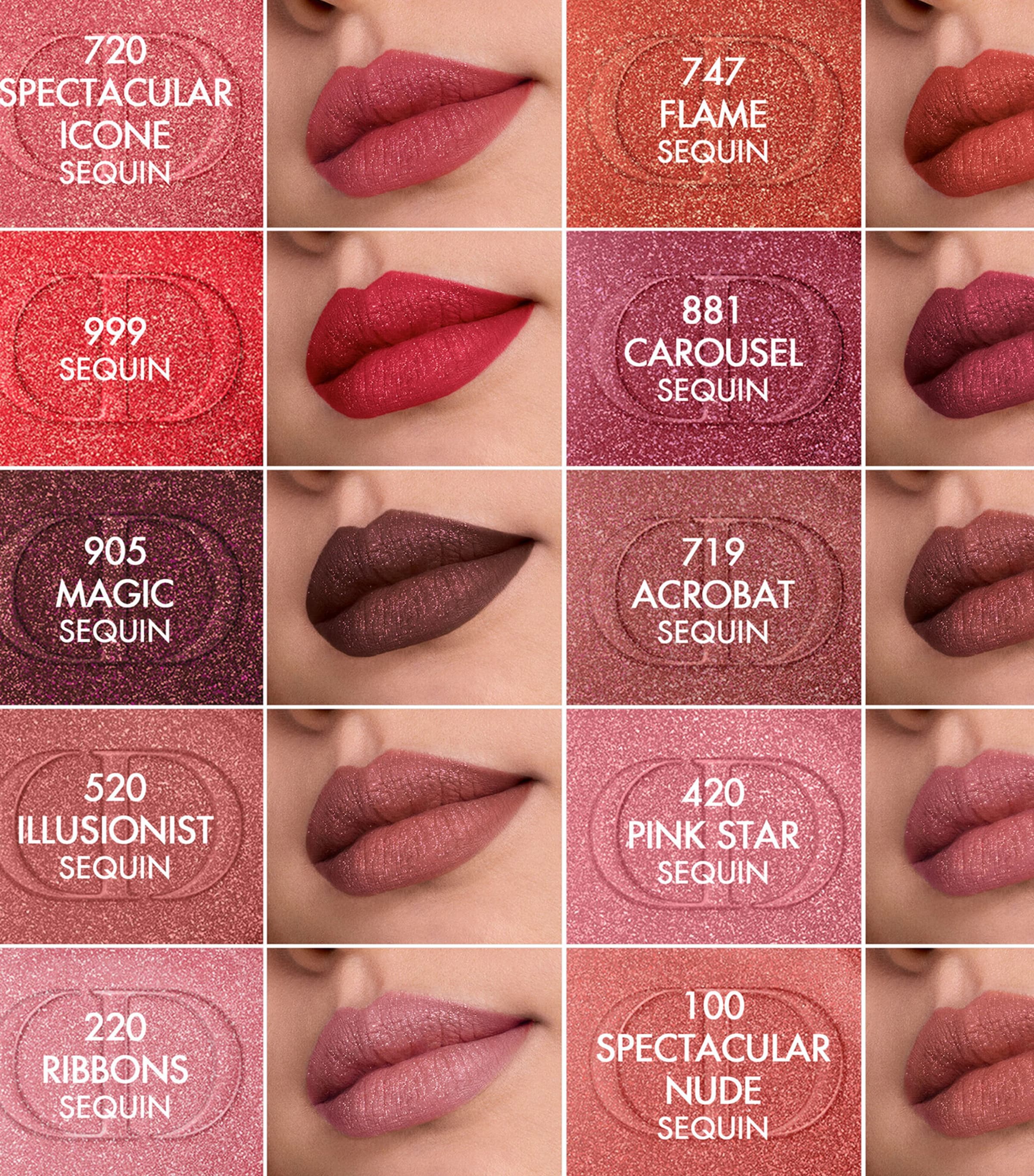 Rouge Dior Sequin Liquid Duo 720 SPECTACULAR ICONE Image 3