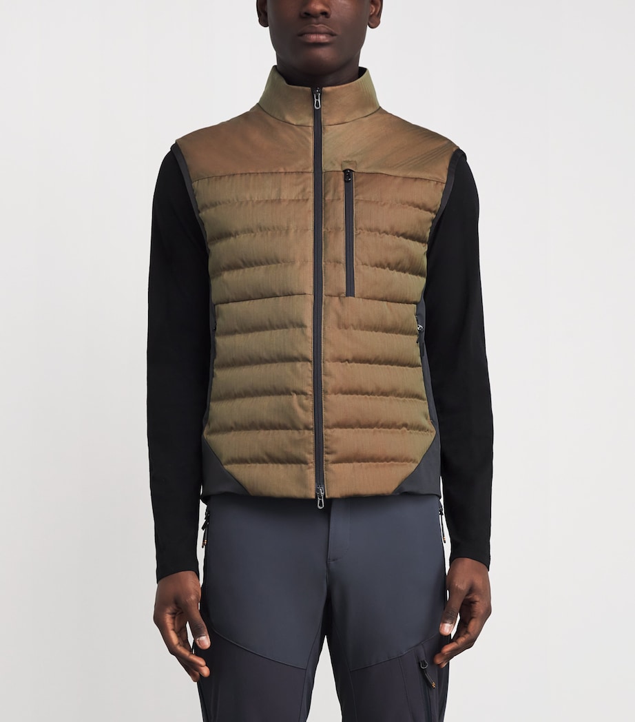 Wool-Blend Intrepid Down Gilet R11 IRIDESCENT Image 3