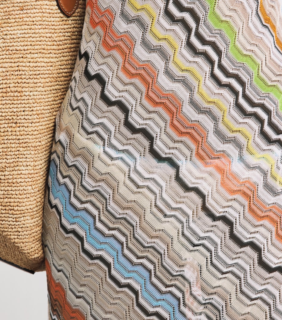 Missoni Womens Zigzag Halterneck Maxi Dress Smsnp Multicolor Image 5