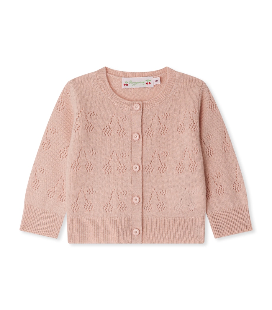 Cashmere Gwenoli Cardigan (1-18 Months) ROSE FARD Image 1
