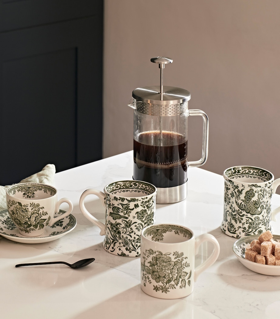 Burleigh Asiatic Pheasants Mug Dark Green Image 2