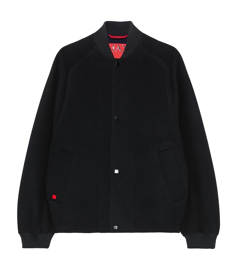 MAX&Co. Womens Virgin Wool Jacket Black Image 1