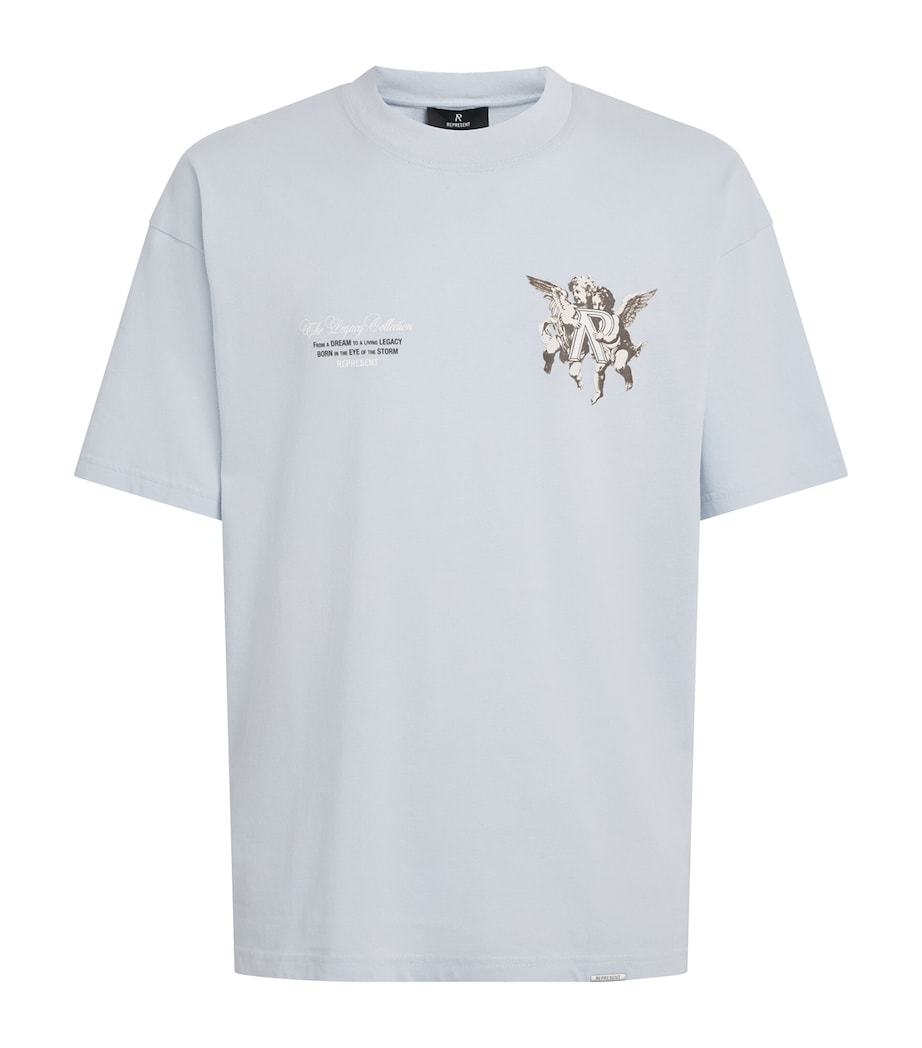 Cotton Legacy Cherub T-Shirt CLOUD Image 1