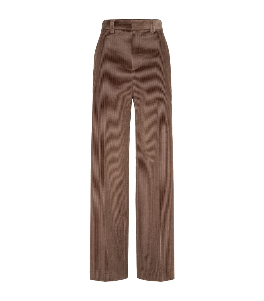 Corduroy Loose Trousers C649 Image 1