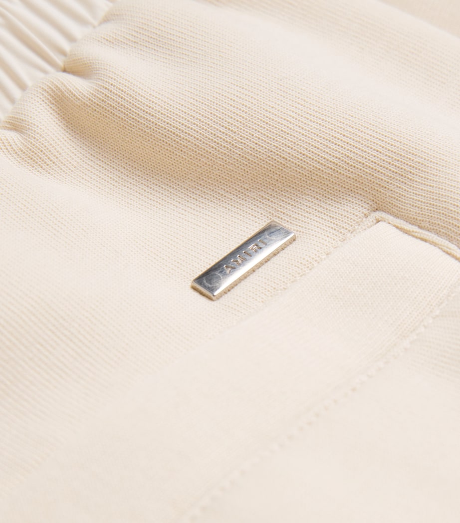 Cotton Logo Relaxed Sweatpants ALABASTER Image 5