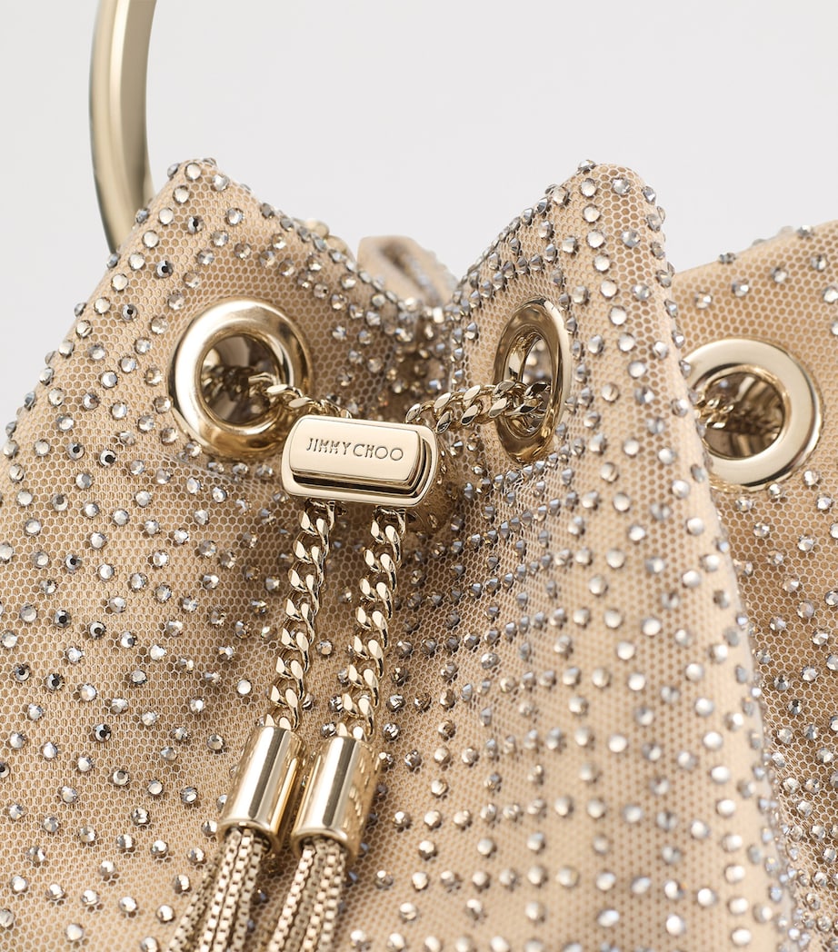 Embellished Bon Bon Top-Handle Bag LIGHT GOLD MIX/LIGHT Image 3