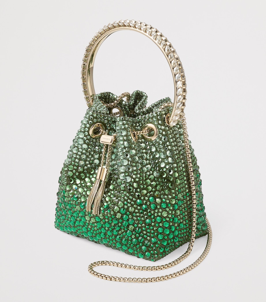 Bon Bon Embellished Top-Handle Bag BRITISH GREEN MIX/EM Image 2