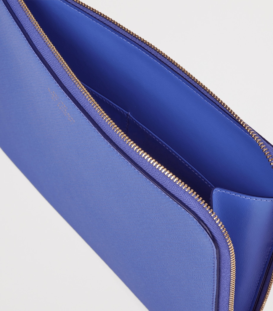 Panama Leather Slim Pouch U VIOLET Image 4