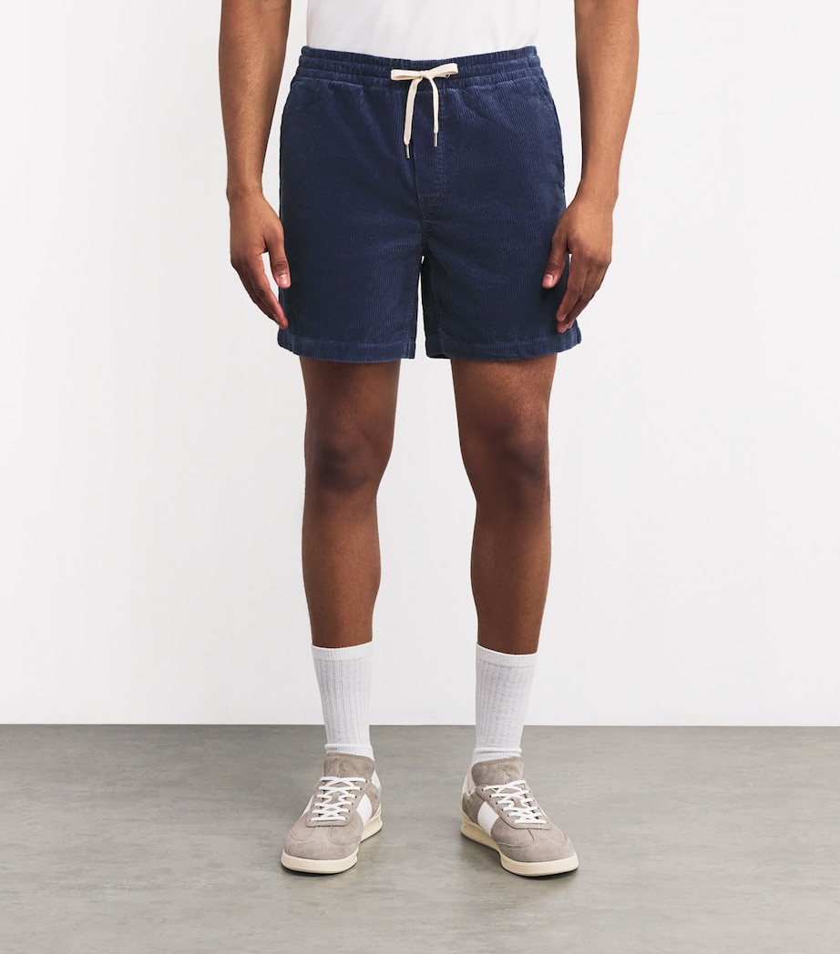 Corduroy Prepster Shorts NAVY Image 3