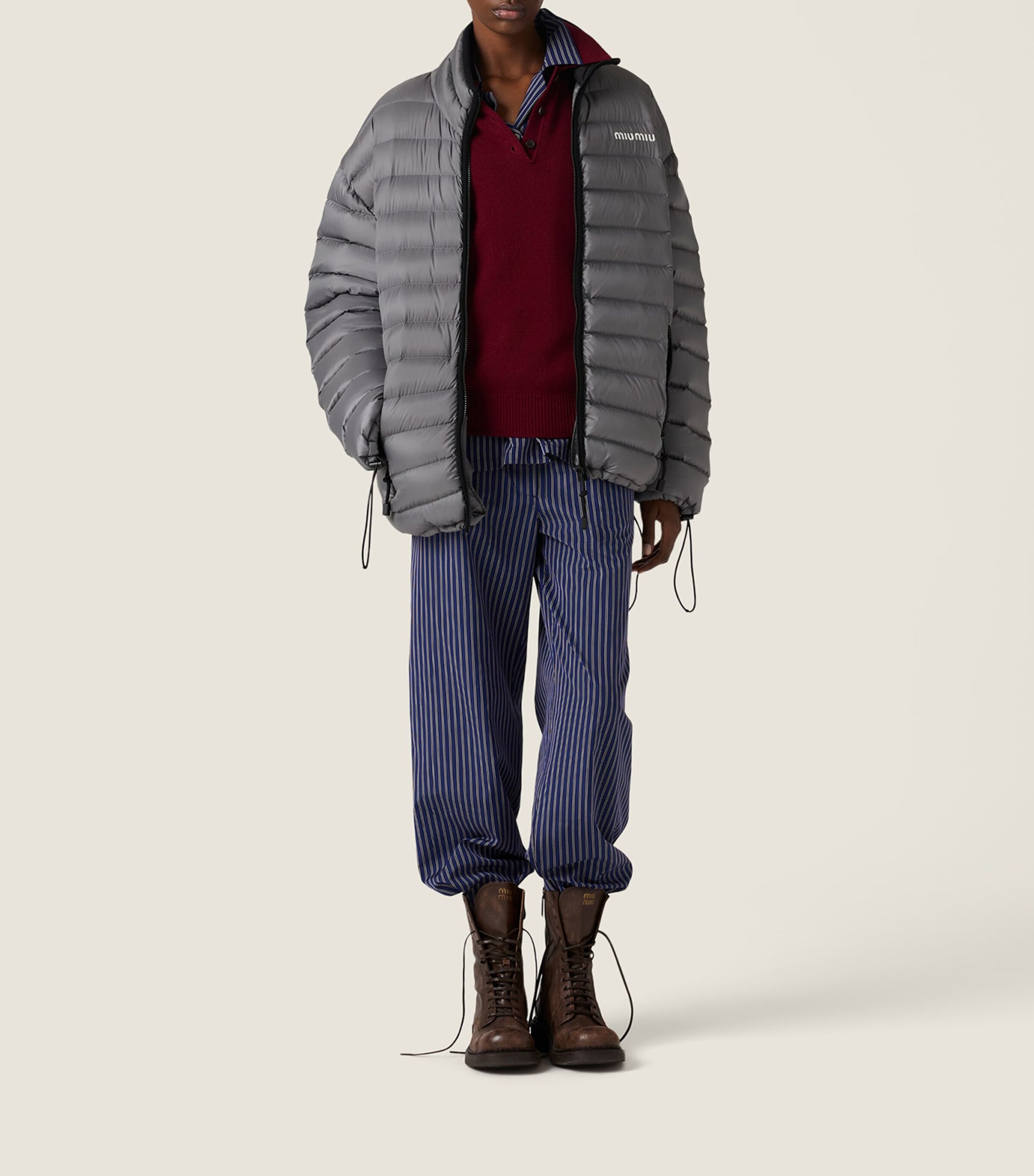 Cashmere Logo Polo Sweater F0399 Image 2