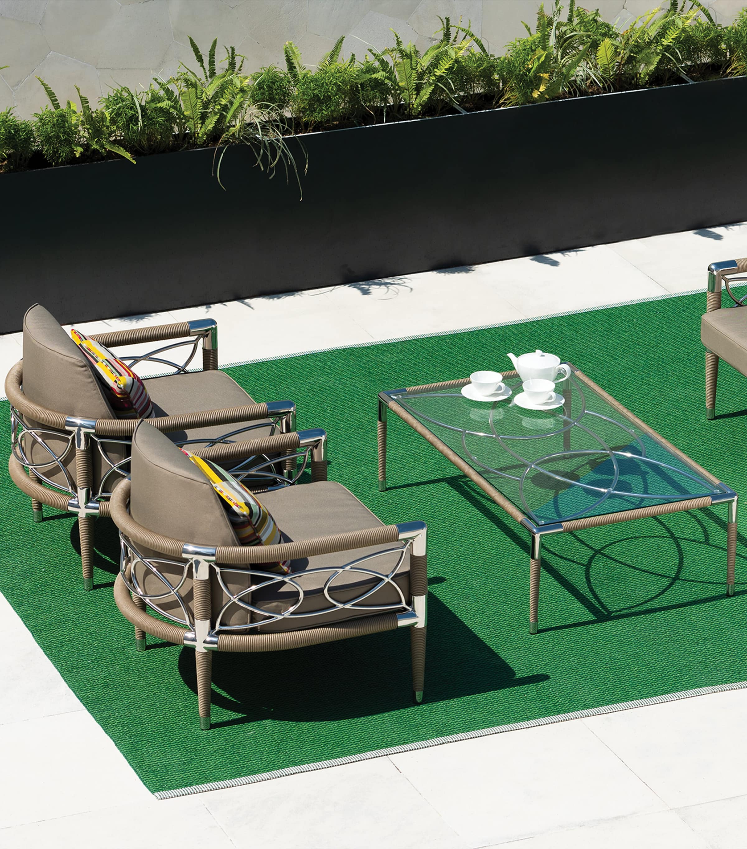 Davos Outdoor Armchair SLATE Image 2