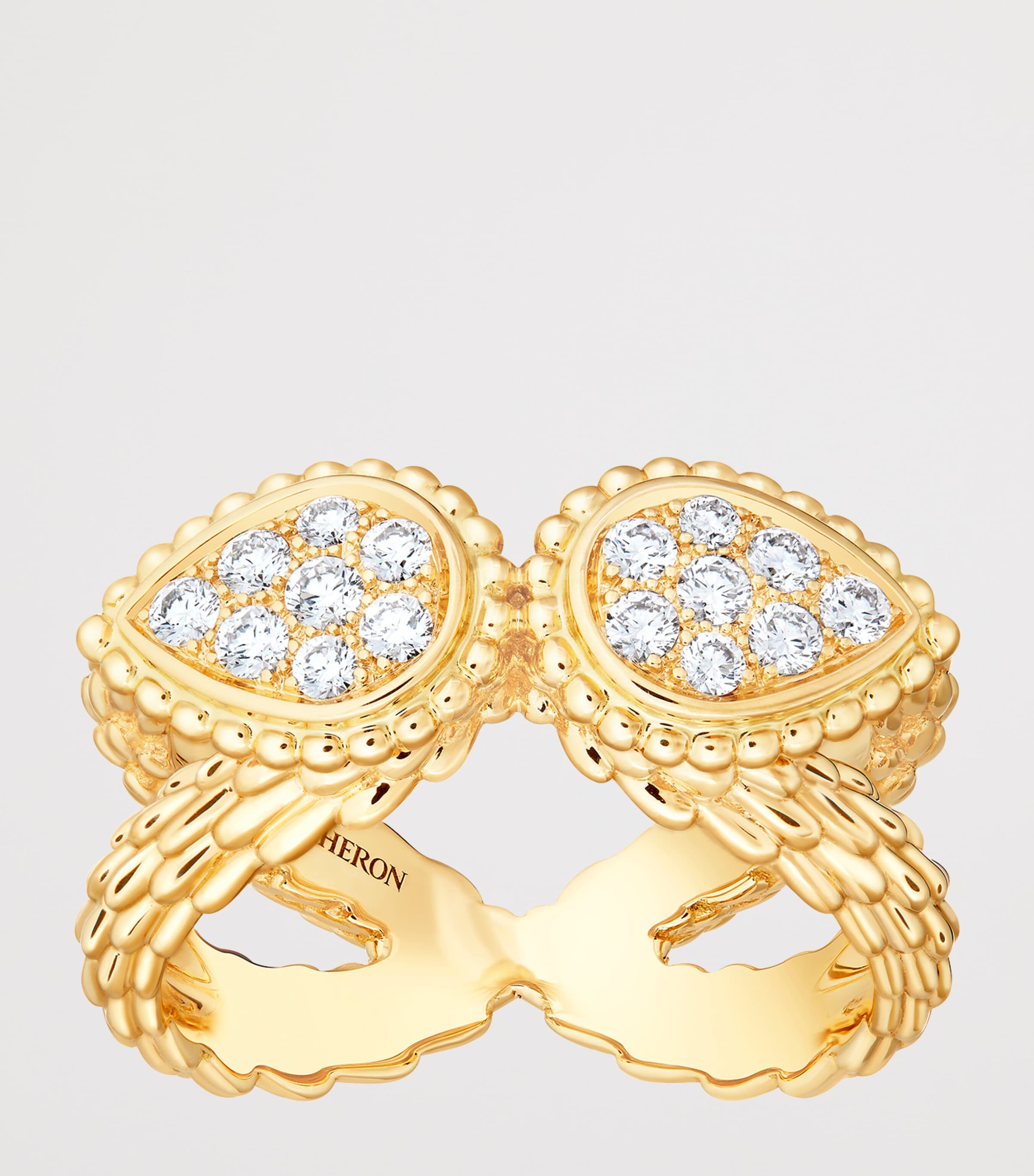 Boucheron Yellow Gold and Diamond Serpent Bohème Vintage Ring Yellow Gold Image 3