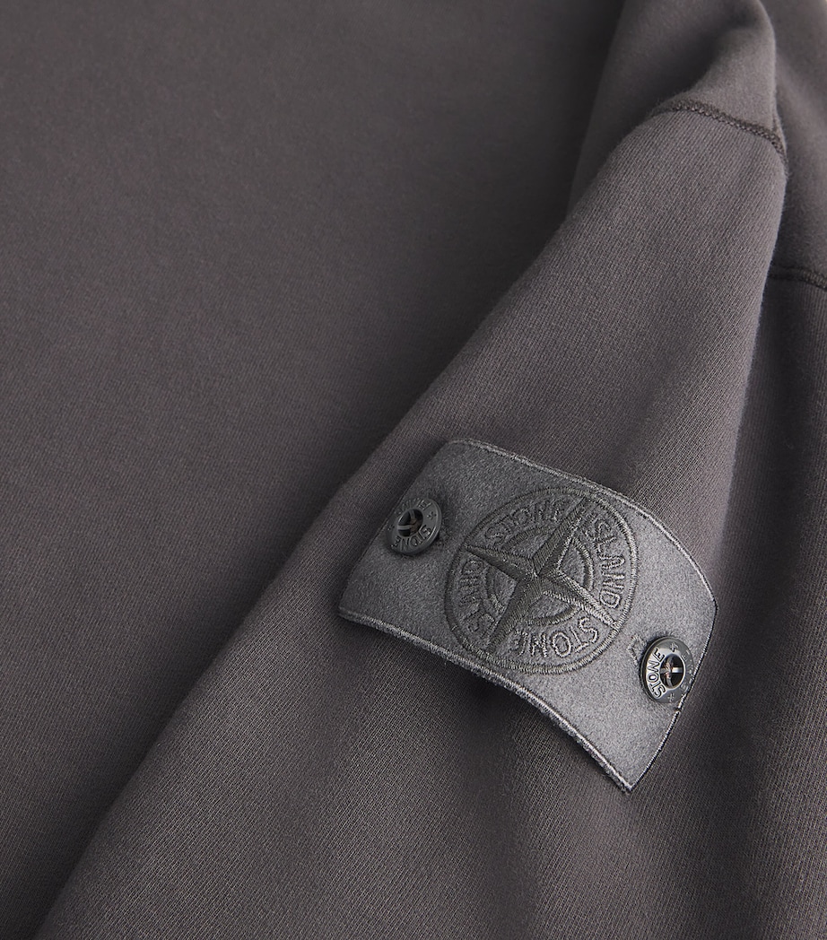 Cotton Faded Compass Sweatshirt V0067 Image 5