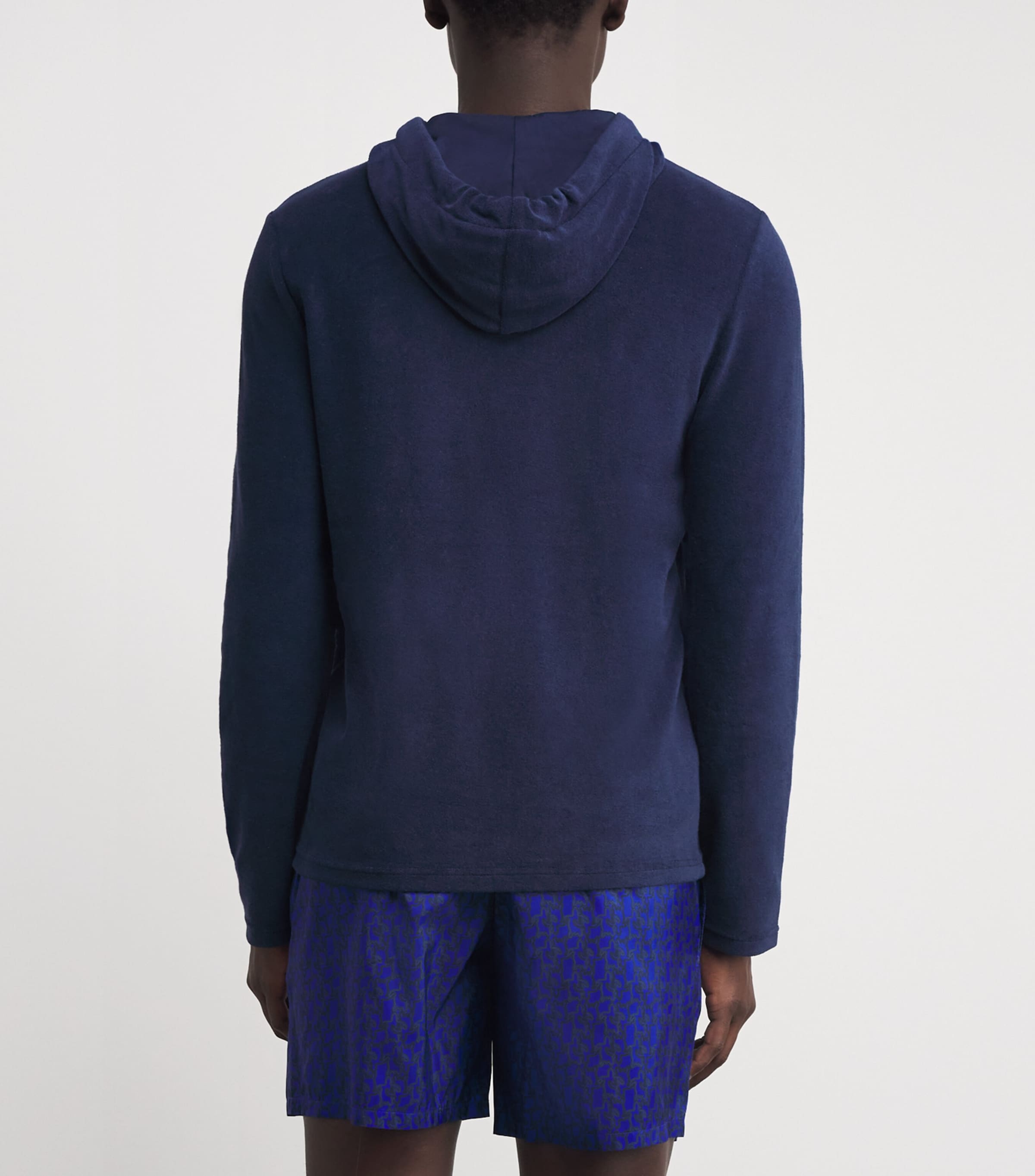 Terry Therapy Hoodie 390-BLEU MARINE Image 4