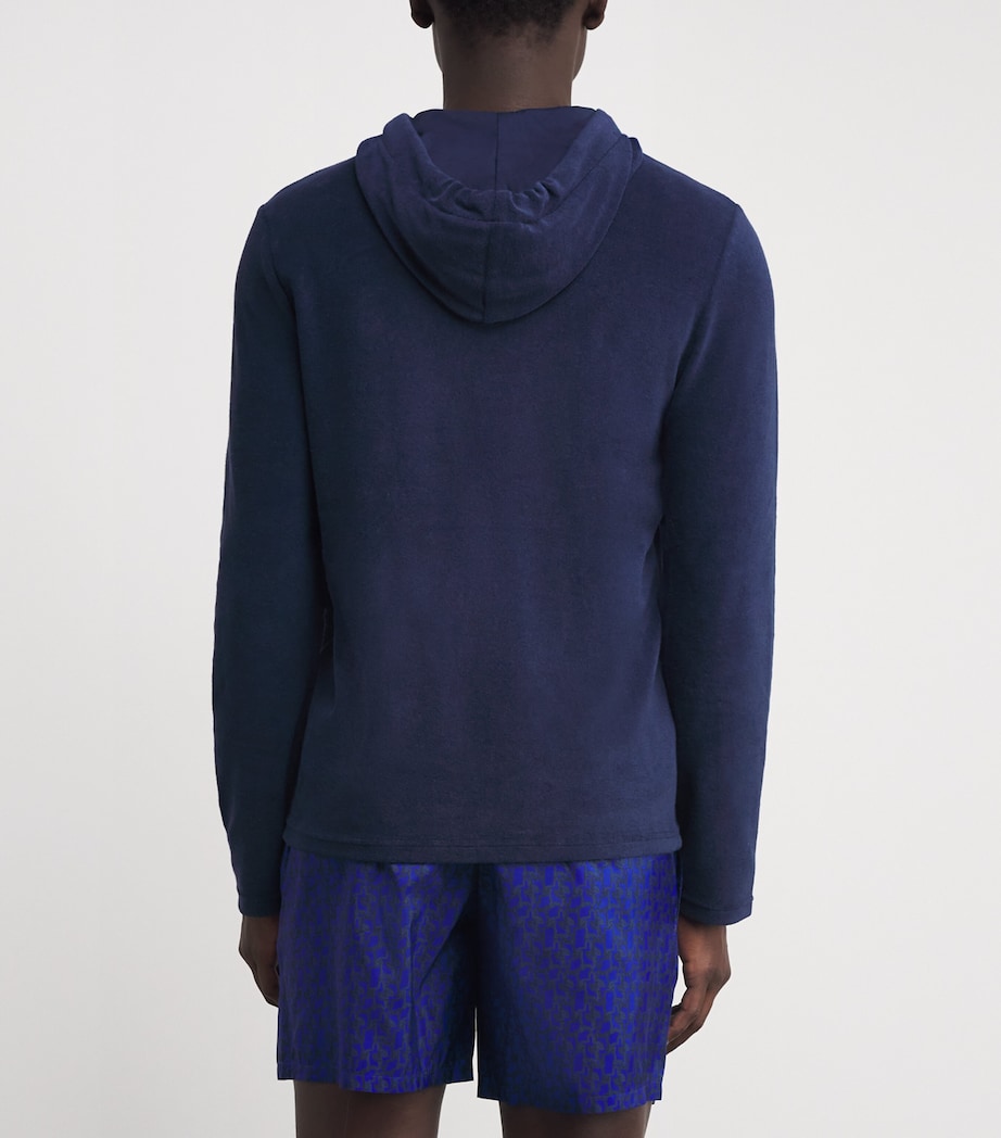 Terry Therapy Hoodie 390-BLEU MARINE Image 4