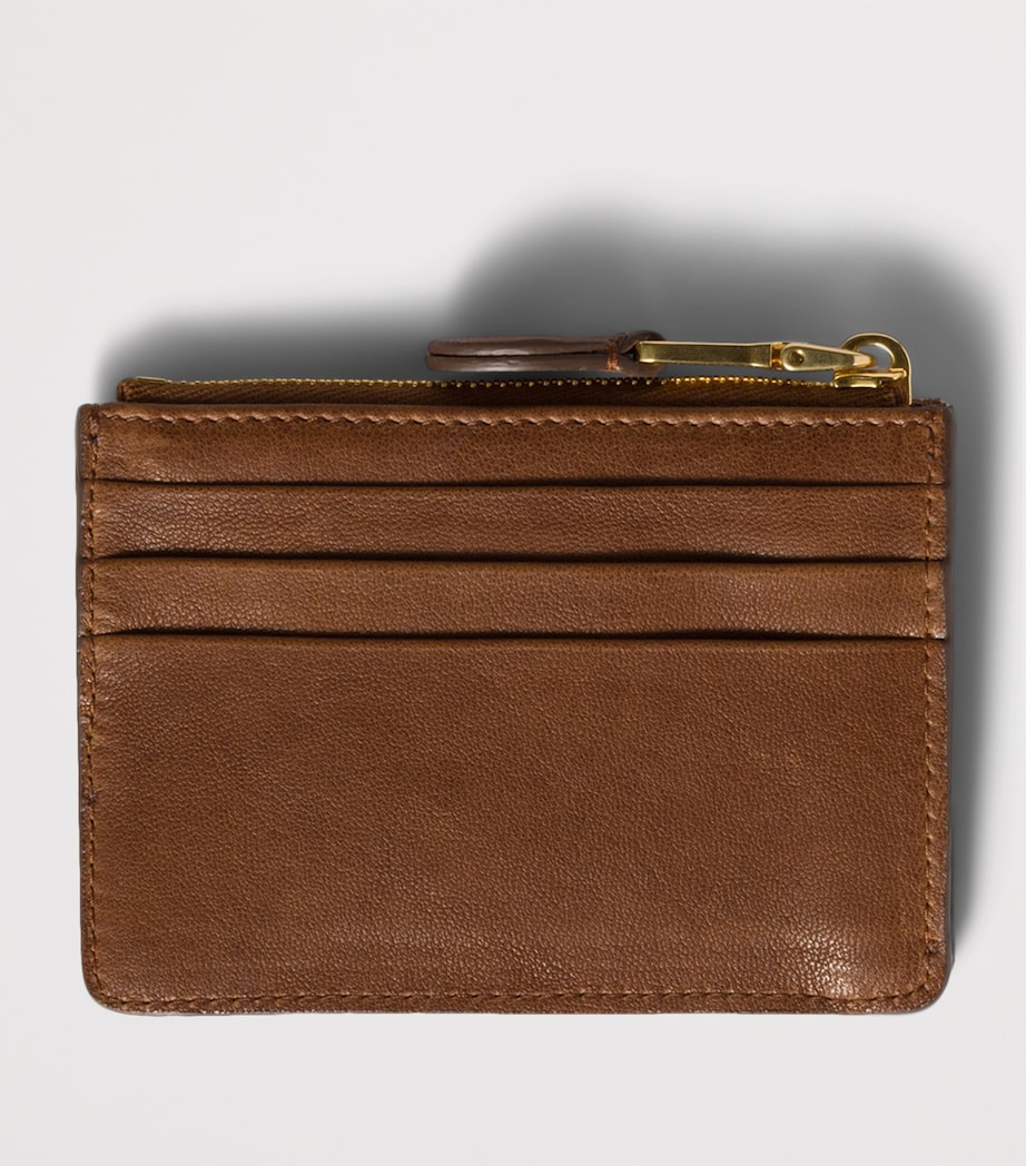 Nappa Leather Embossed Card Holder F0316 Image 2