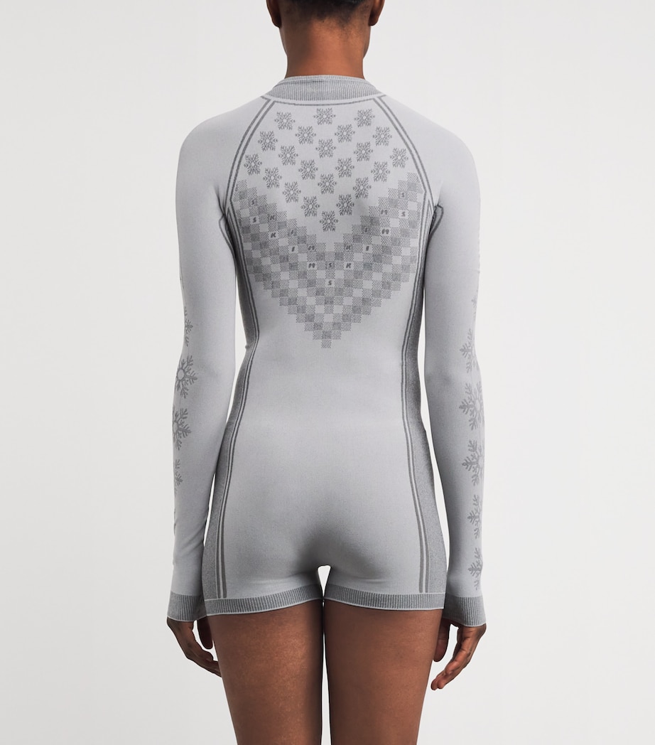 First Layers Half-Zip Playsuit MIRROR WNTR FAIRISLE Image 4