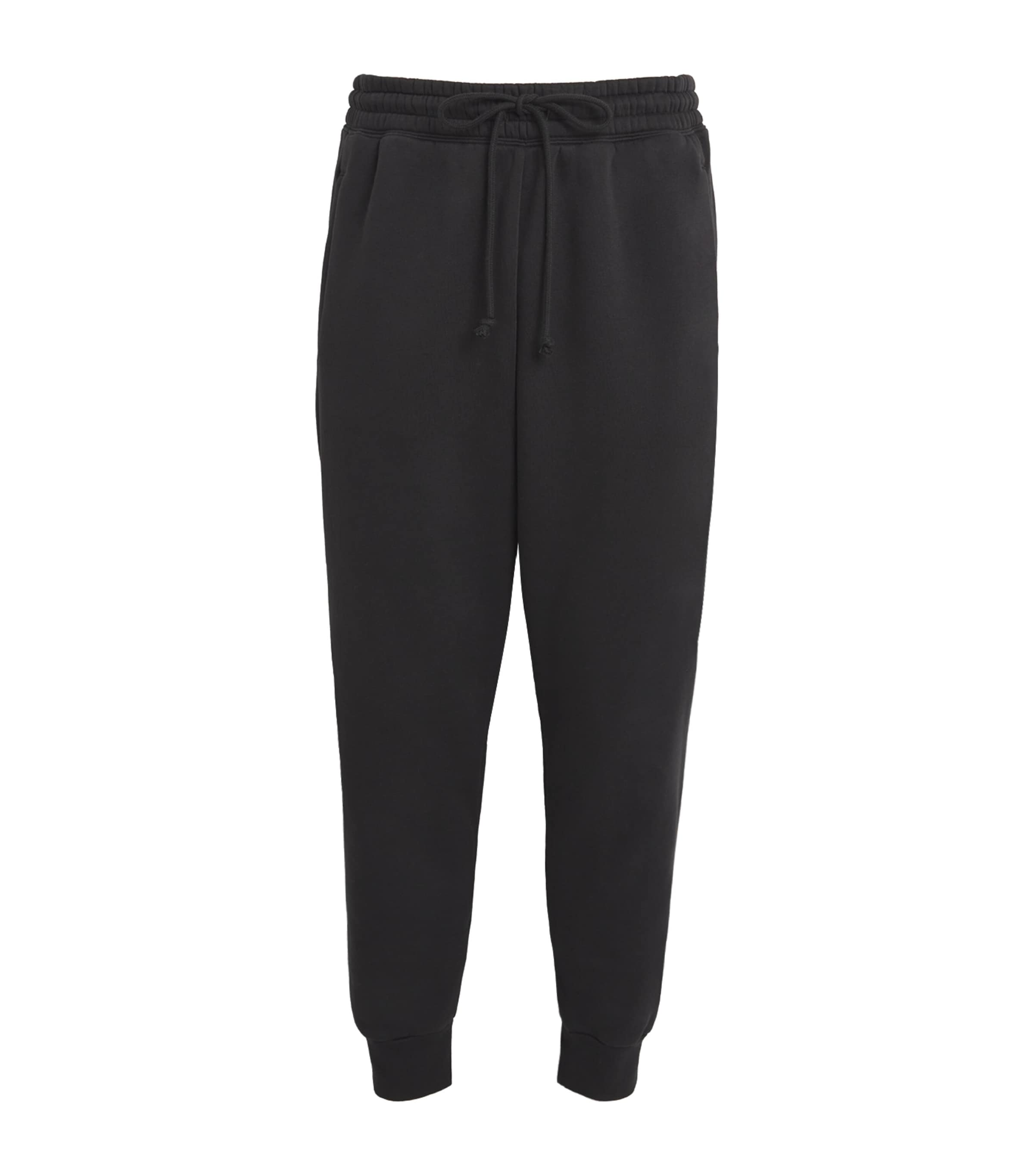 Skims Jersey Lounge Straight Sweatpants In Black