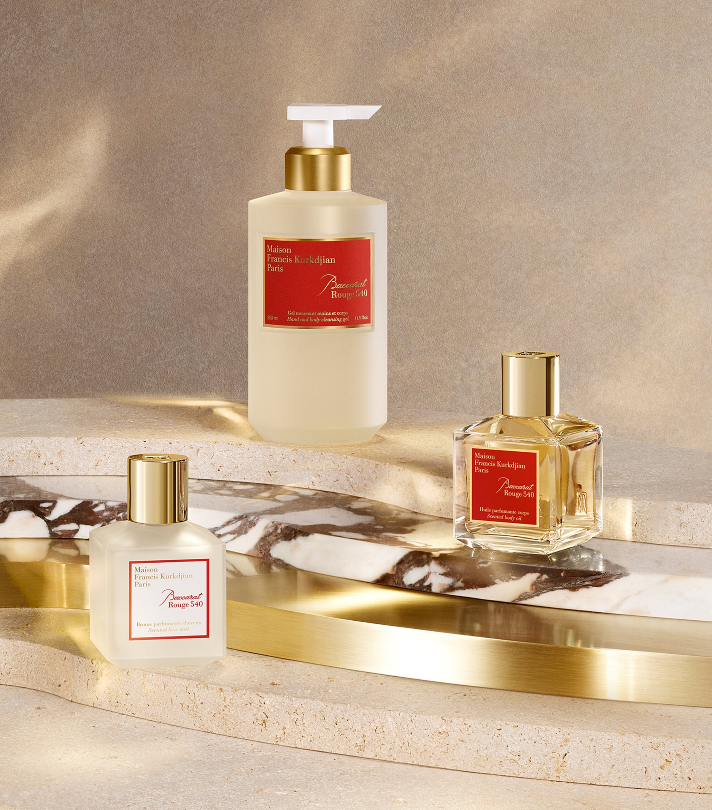 Maison Francis Kurkdjian Baccarat Rouge 540 Hand and Body Cleansing Gel (350ml) Image 3