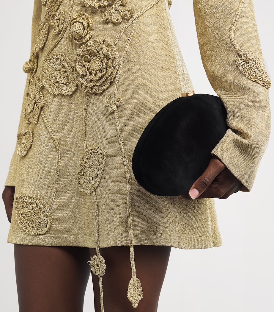 Knitted Kaela Mini Dress GOLD Image 6