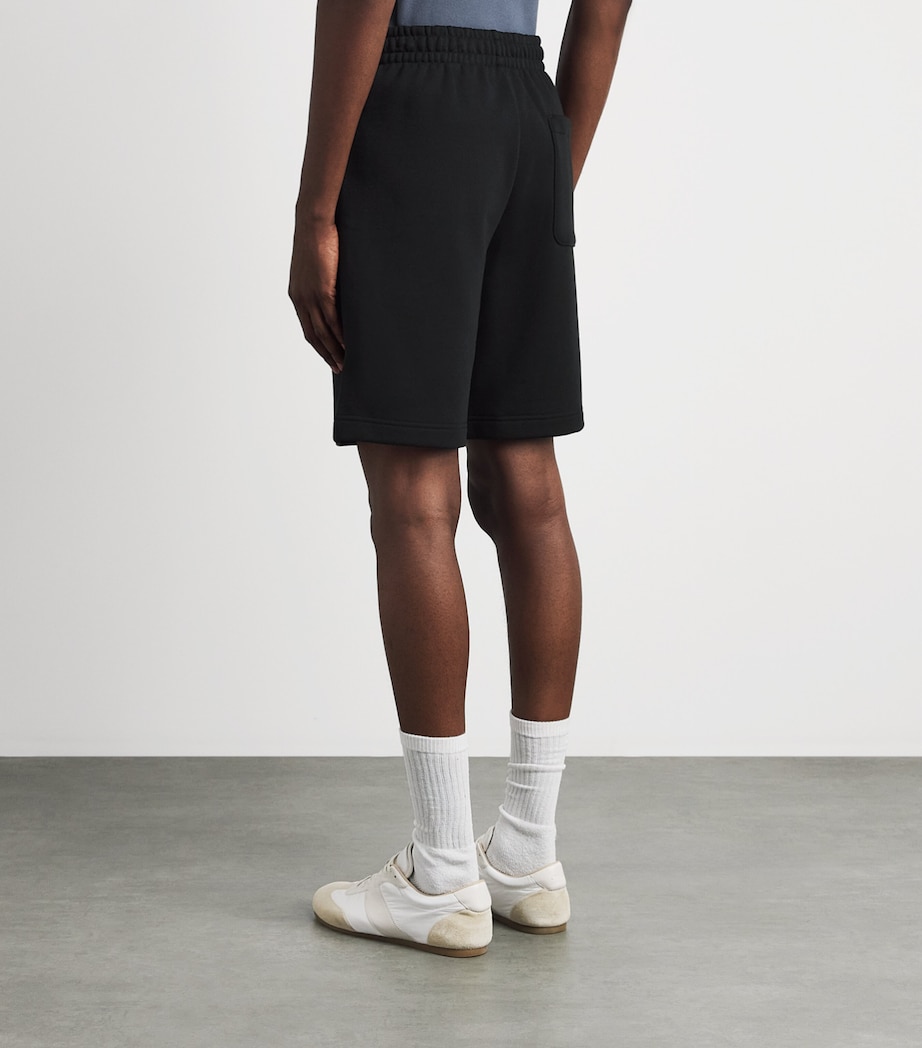 Lacoste Cotton Logo Shorts Black Image 5