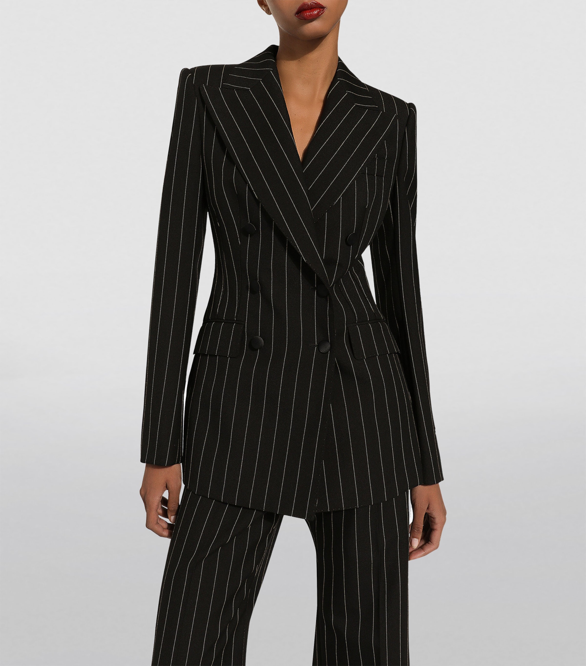 Dolce & Gabbana Wool Pinstripe Blazer | Harrods UK