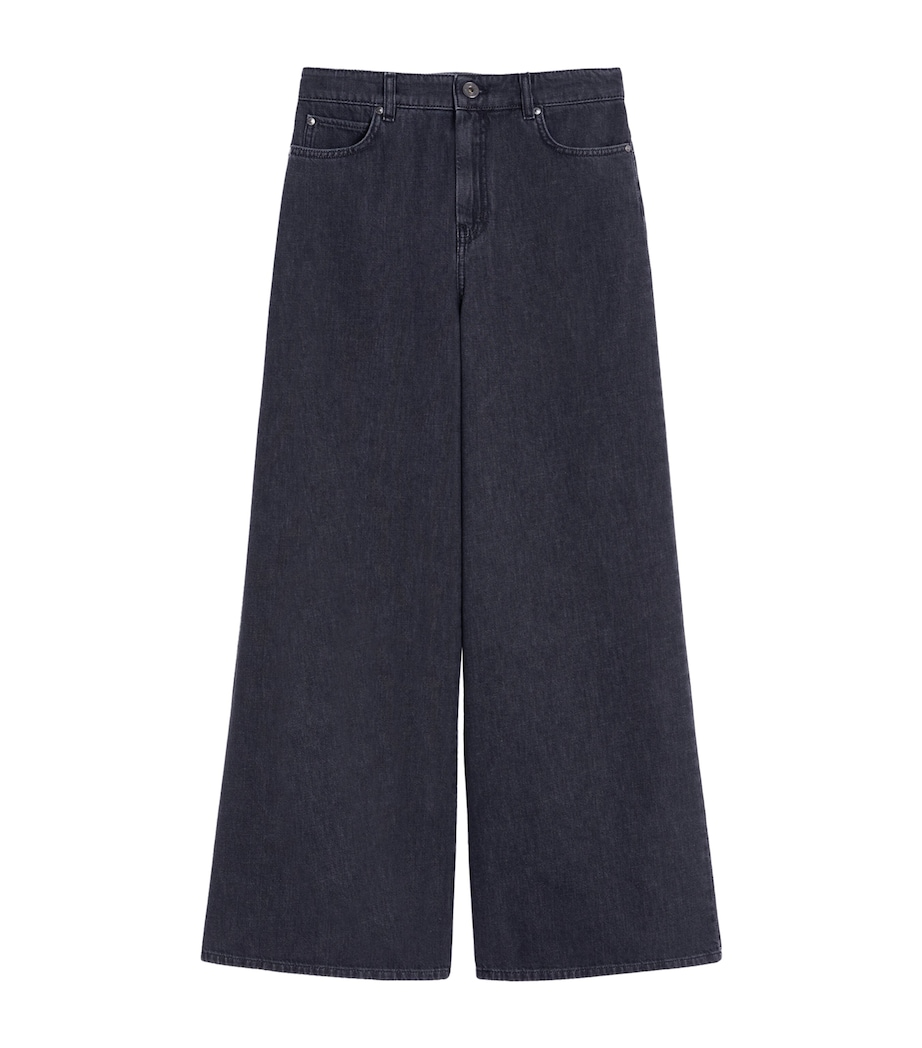 Flared Jeans BLACK Image 1