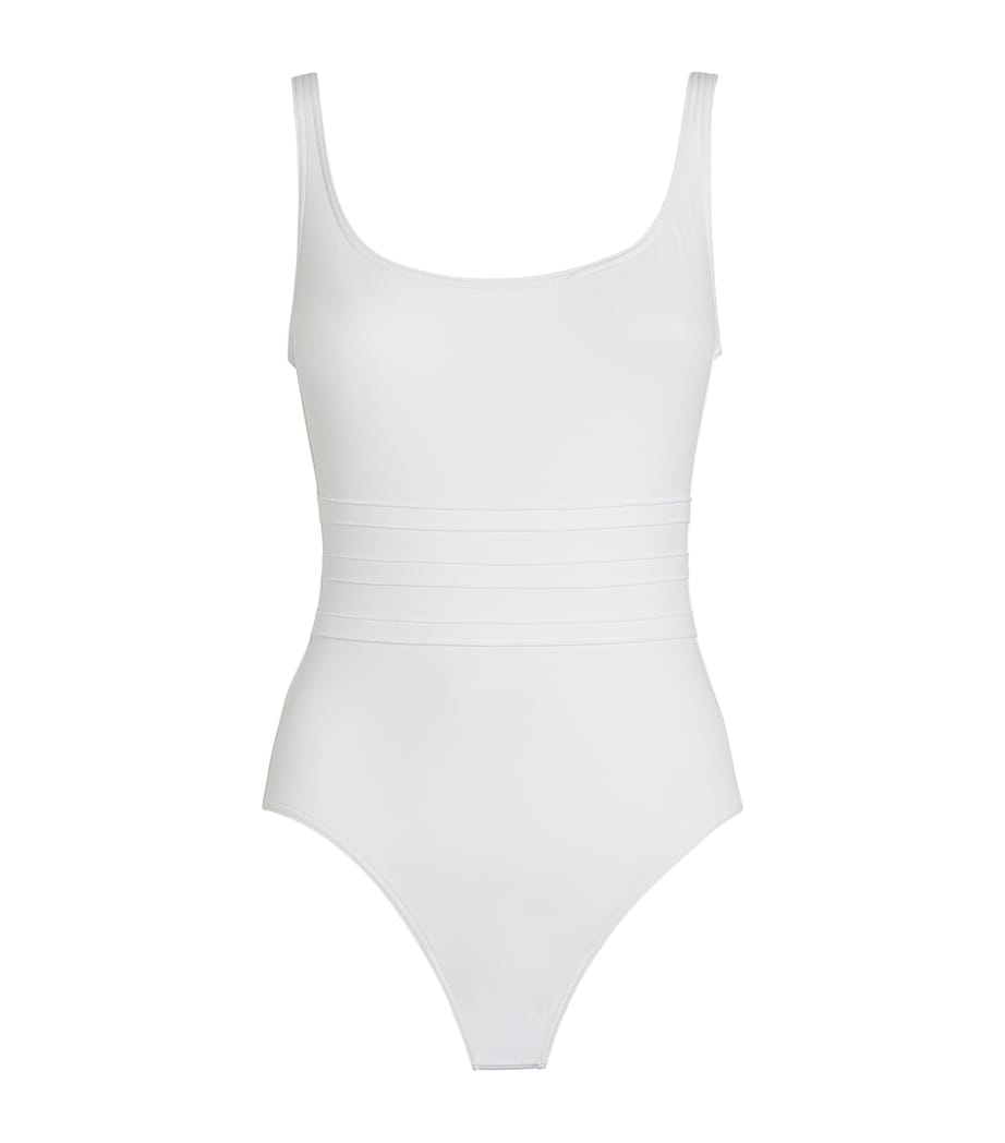 Scoop-Back Asia Swimsuit BLANC Image 1