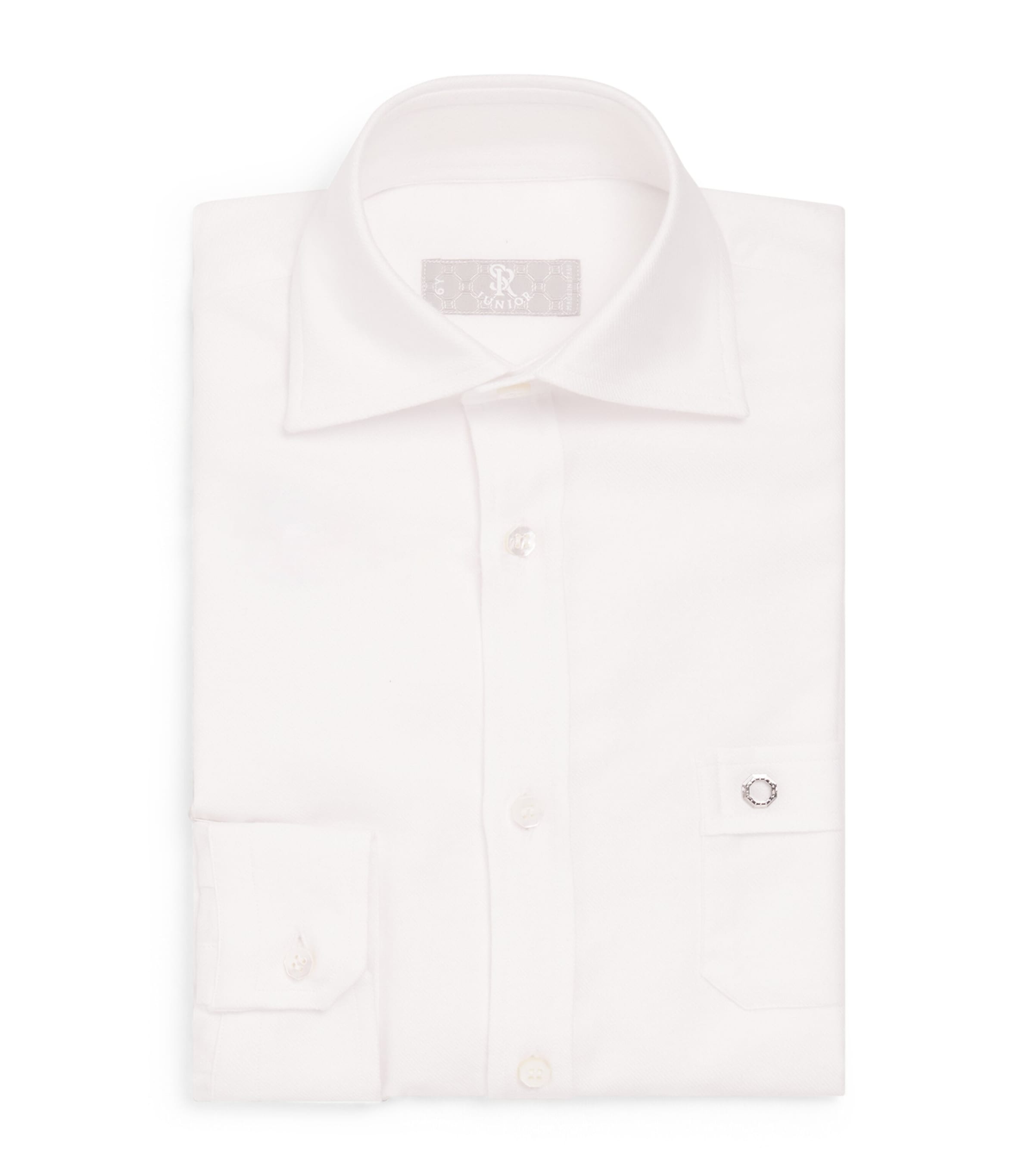 Shop Stefano Ricci Cotton Shirt In White