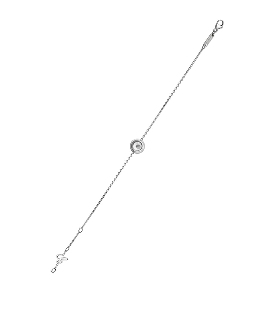 White Gold and Diamond Happy Diamonds Icons Pavé Bracelet 18K WHITE GOLD Image 2