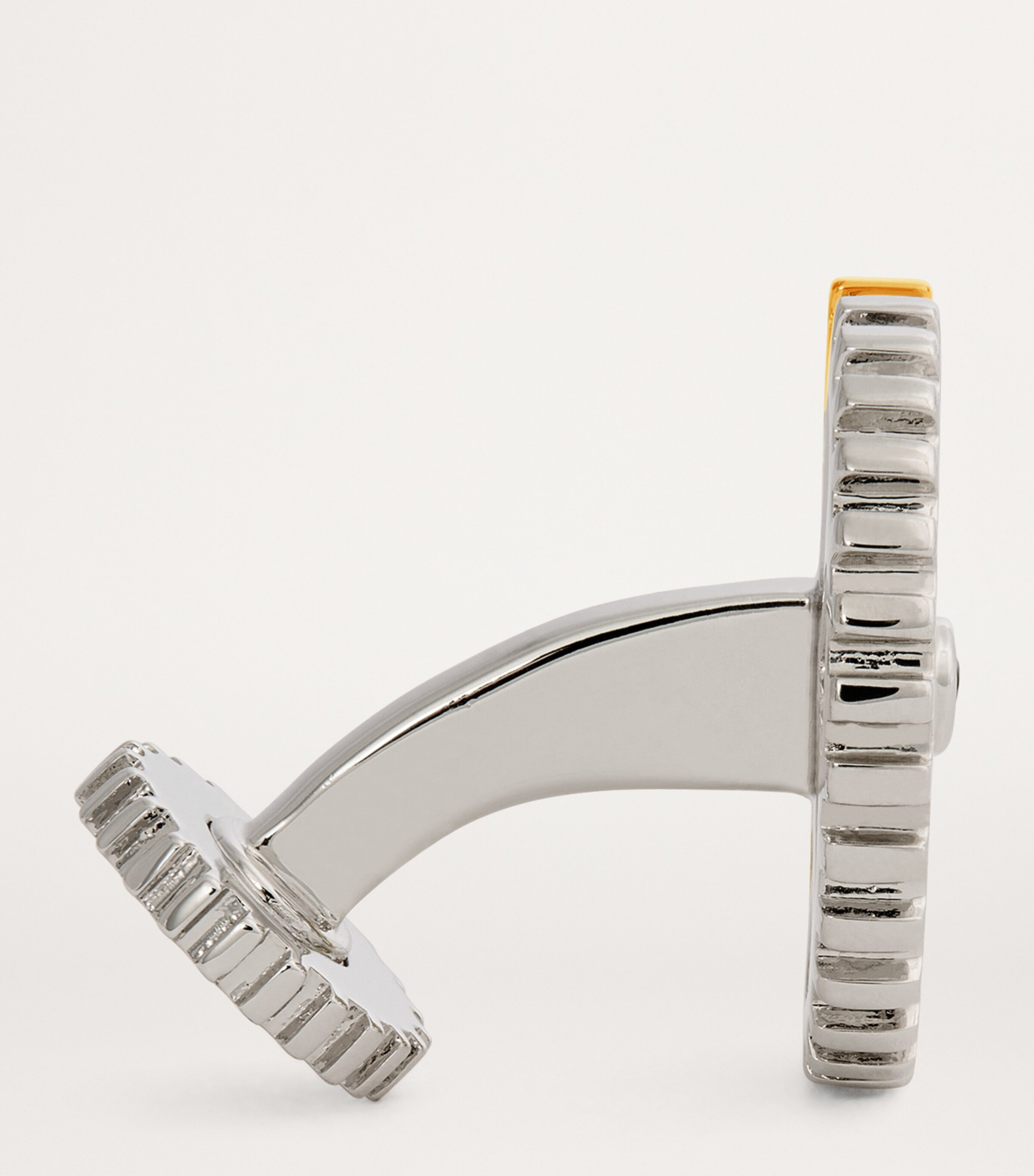 Tateossian Puzzle Gear Cufflinks Silver/gold Image 4