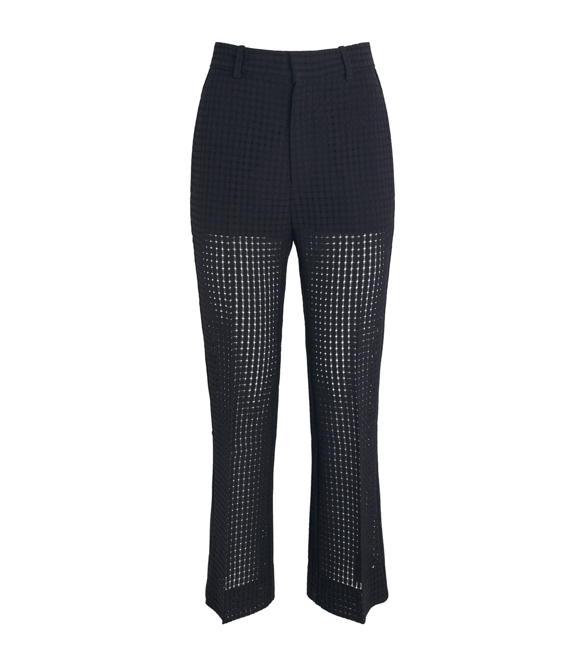 Organic Cotton Credo Straight Trousers 0999 BLACK Image 1