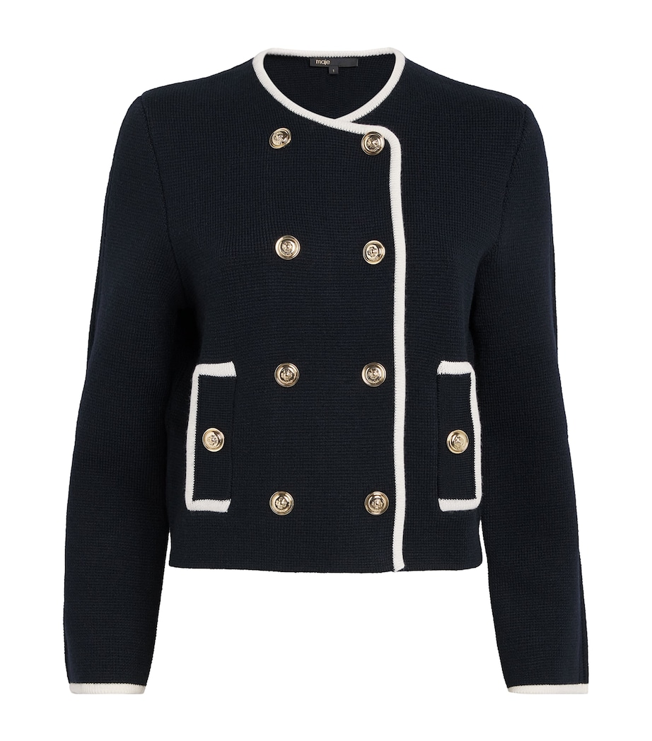 Knitted Cardigan NAVY Image 1