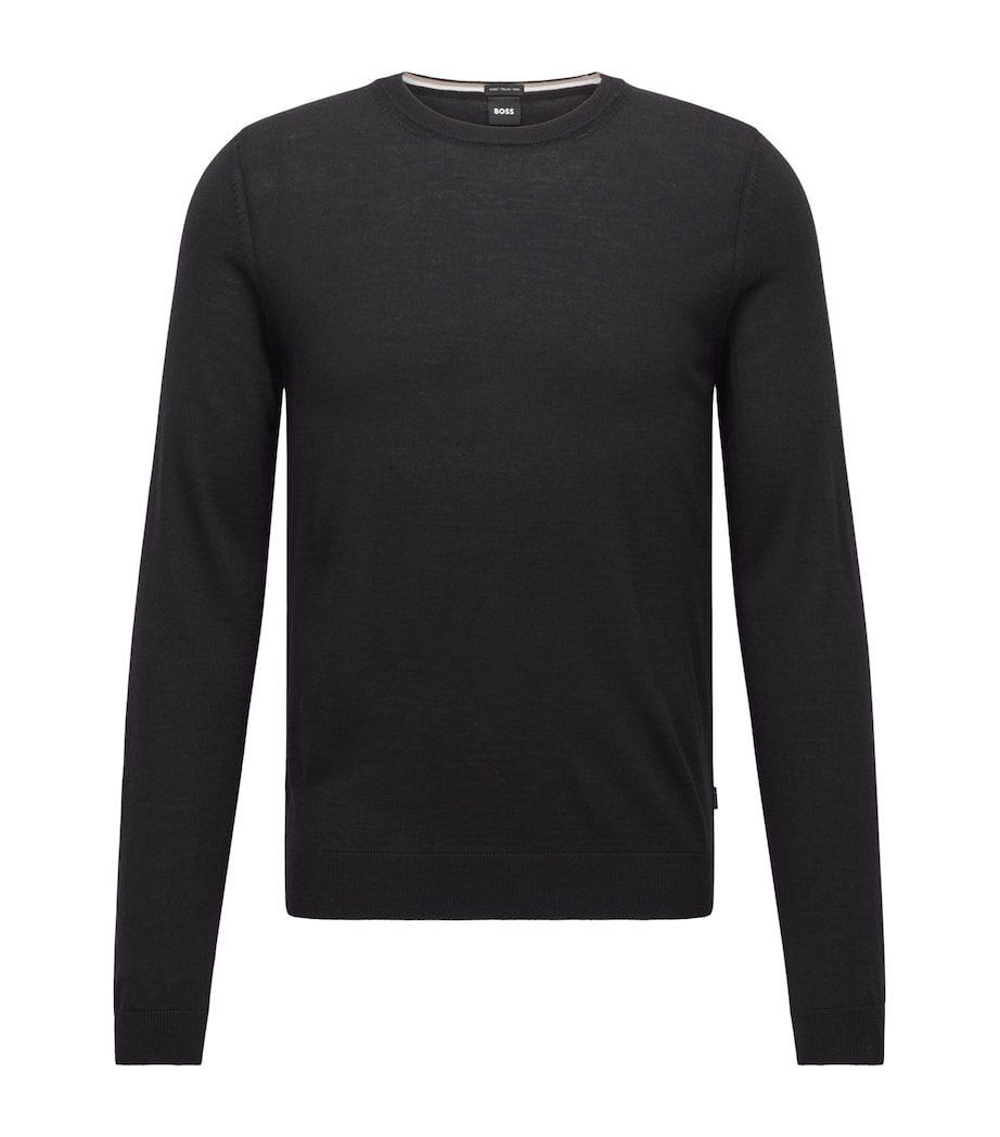 Virgin Wool Crew-Neck Sweater 001 Image 1
