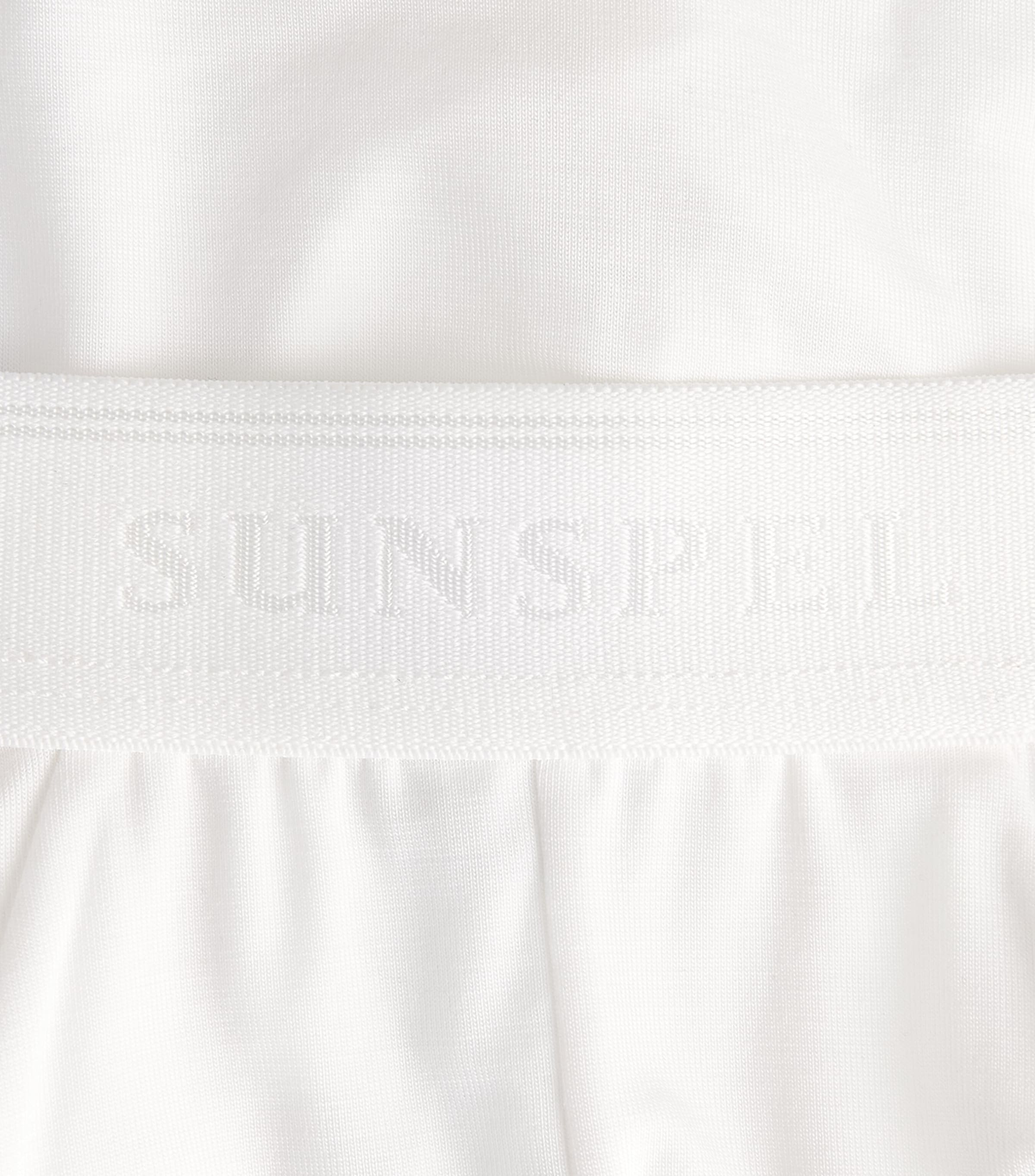 Sunspel Mens Stretch-Cotton Briefs Whaa White Image 5
